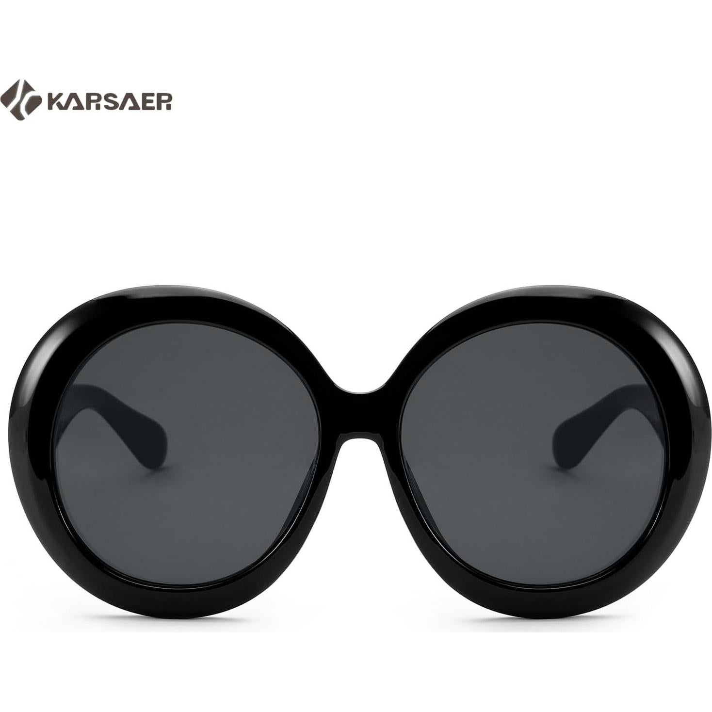 Gafas de sol redondas Karsaer UV400 grandes unisex