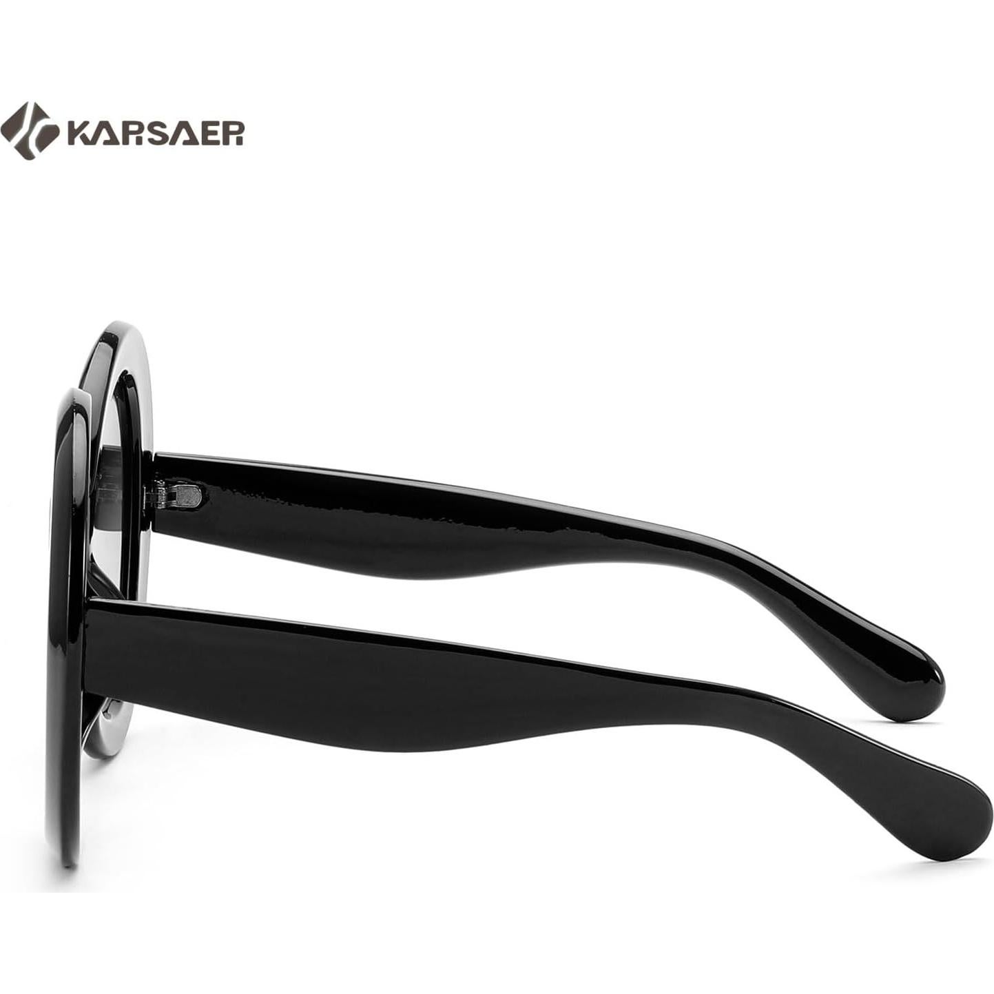 Gafas de sol redondas Karsaer UV400 grandes unisex