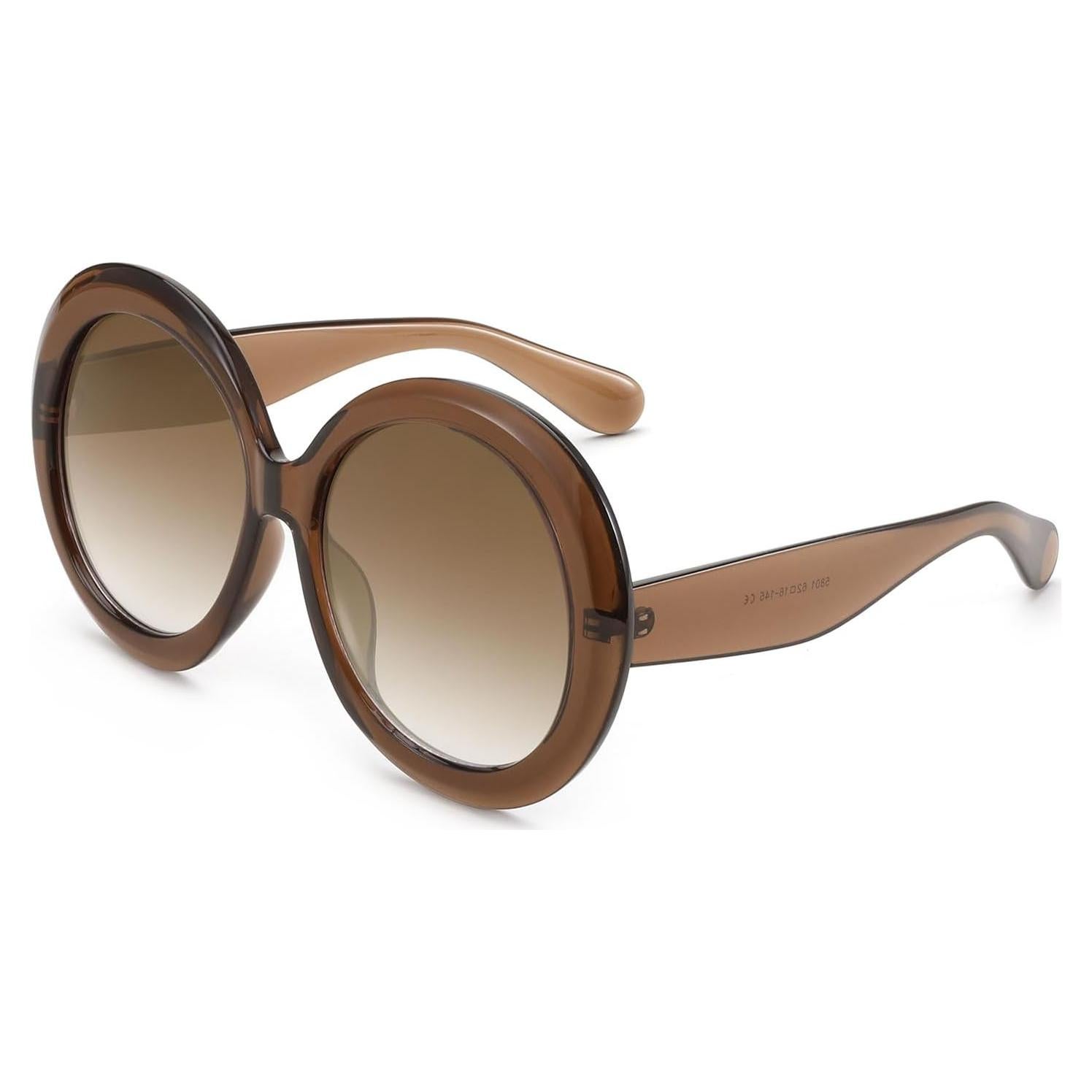 Gafas de sol redondas Karsaer UV400 grandes unisex