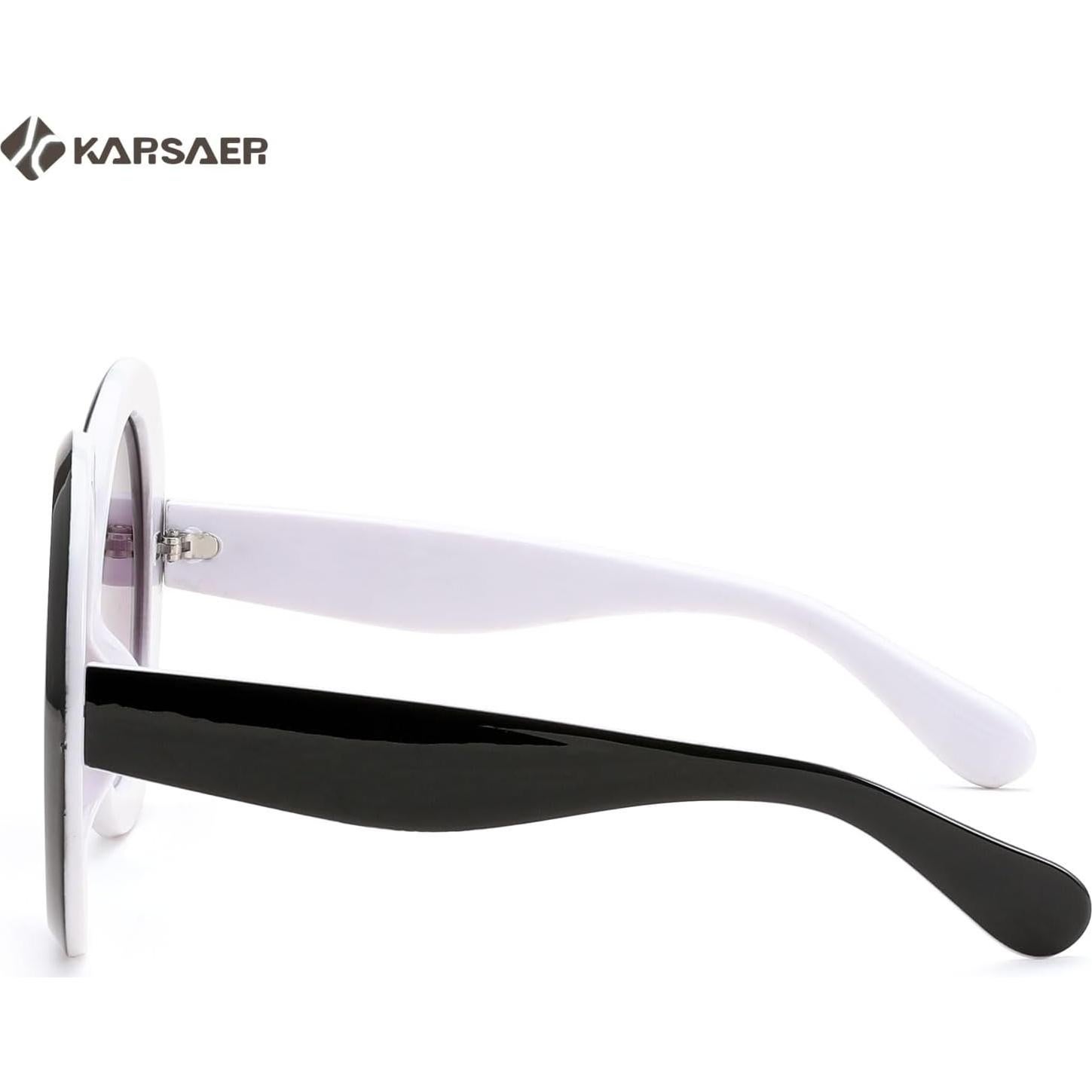 Gafas de sol redondas Karsaer UV400 grandes unisex