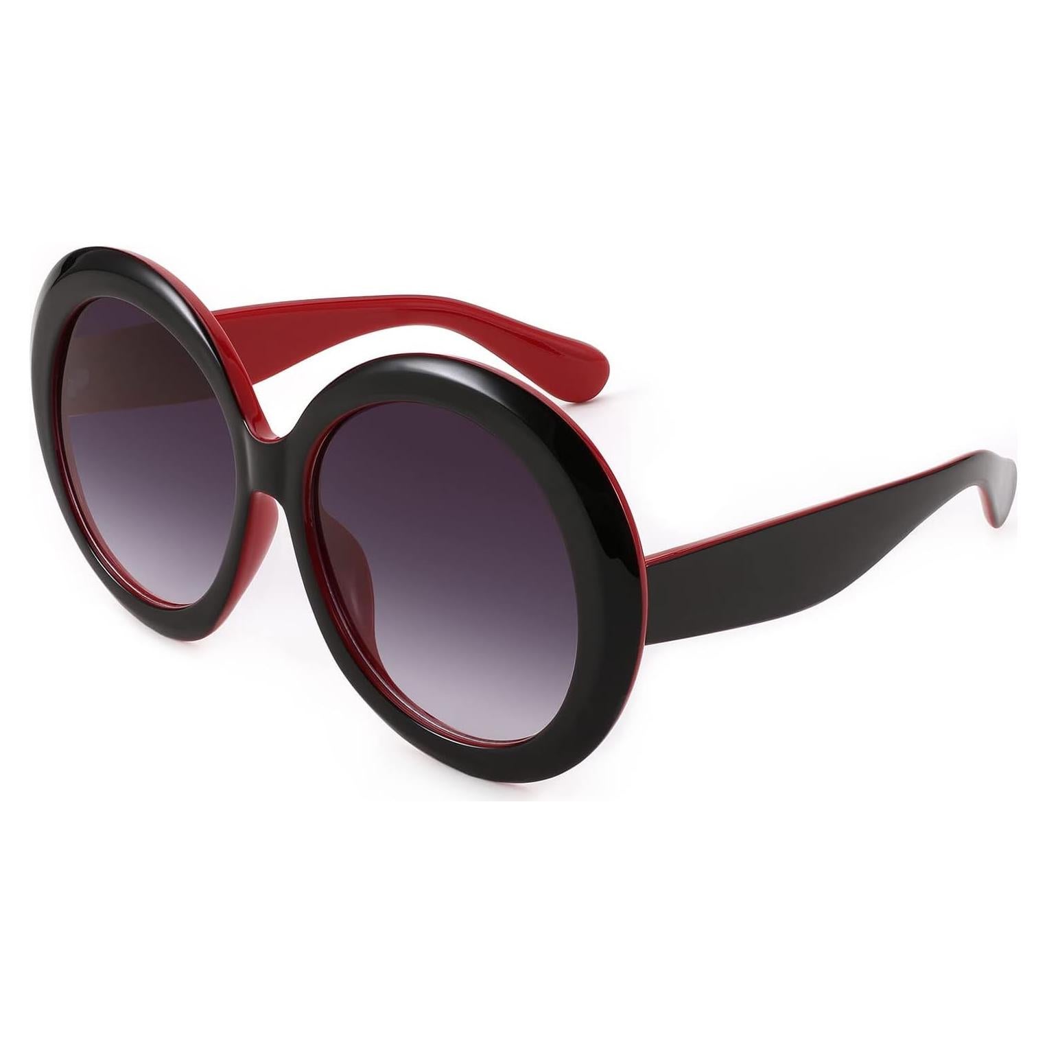 Gafas de sol redondas Karsaer UV400 grandes unisex