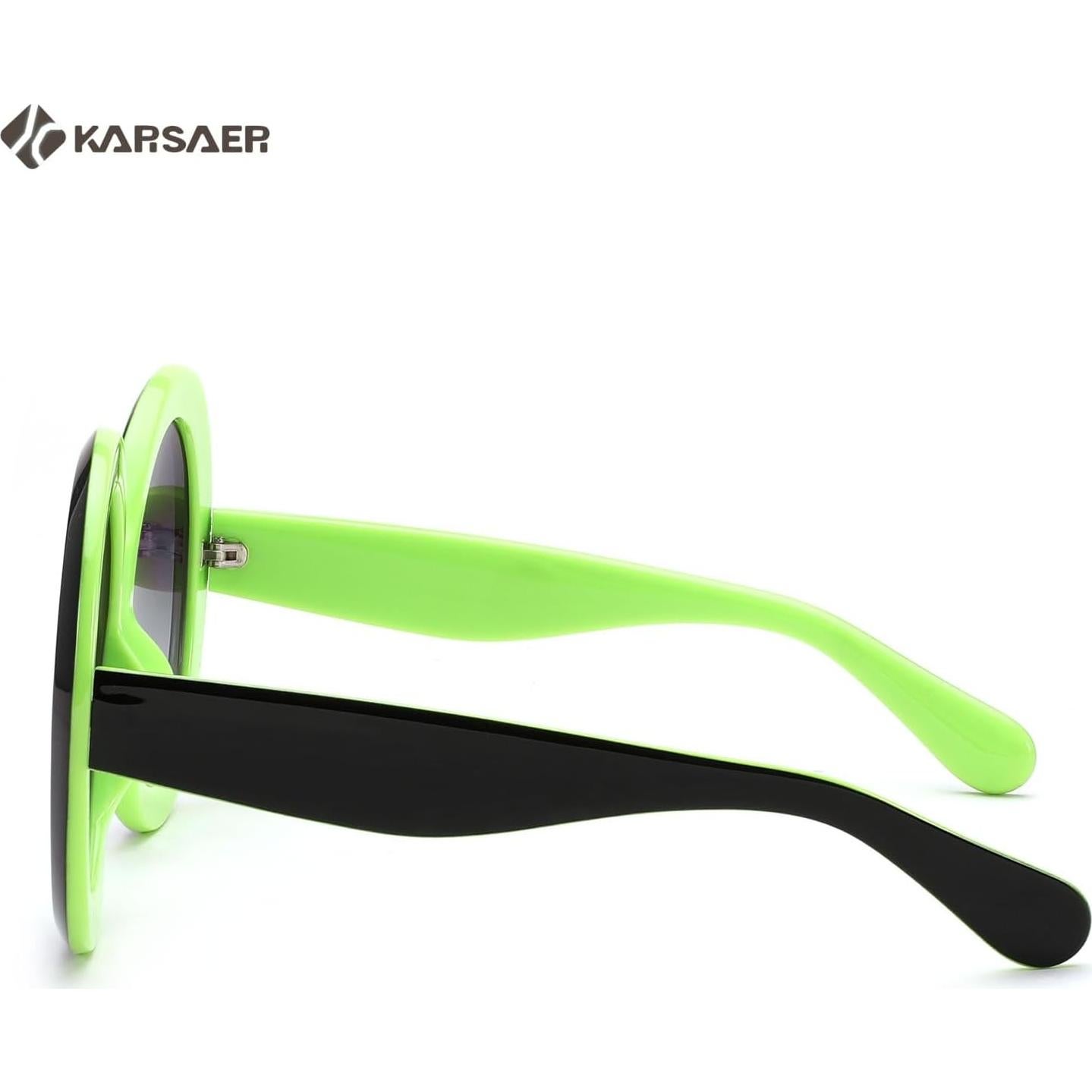 Gafas de sol redondas Karsaer UV400 grandes unisex