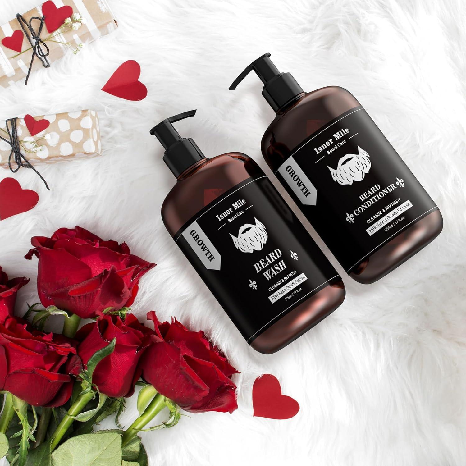 Kit Champú y Acondicionador para Barba ISNER MILE 500 ml