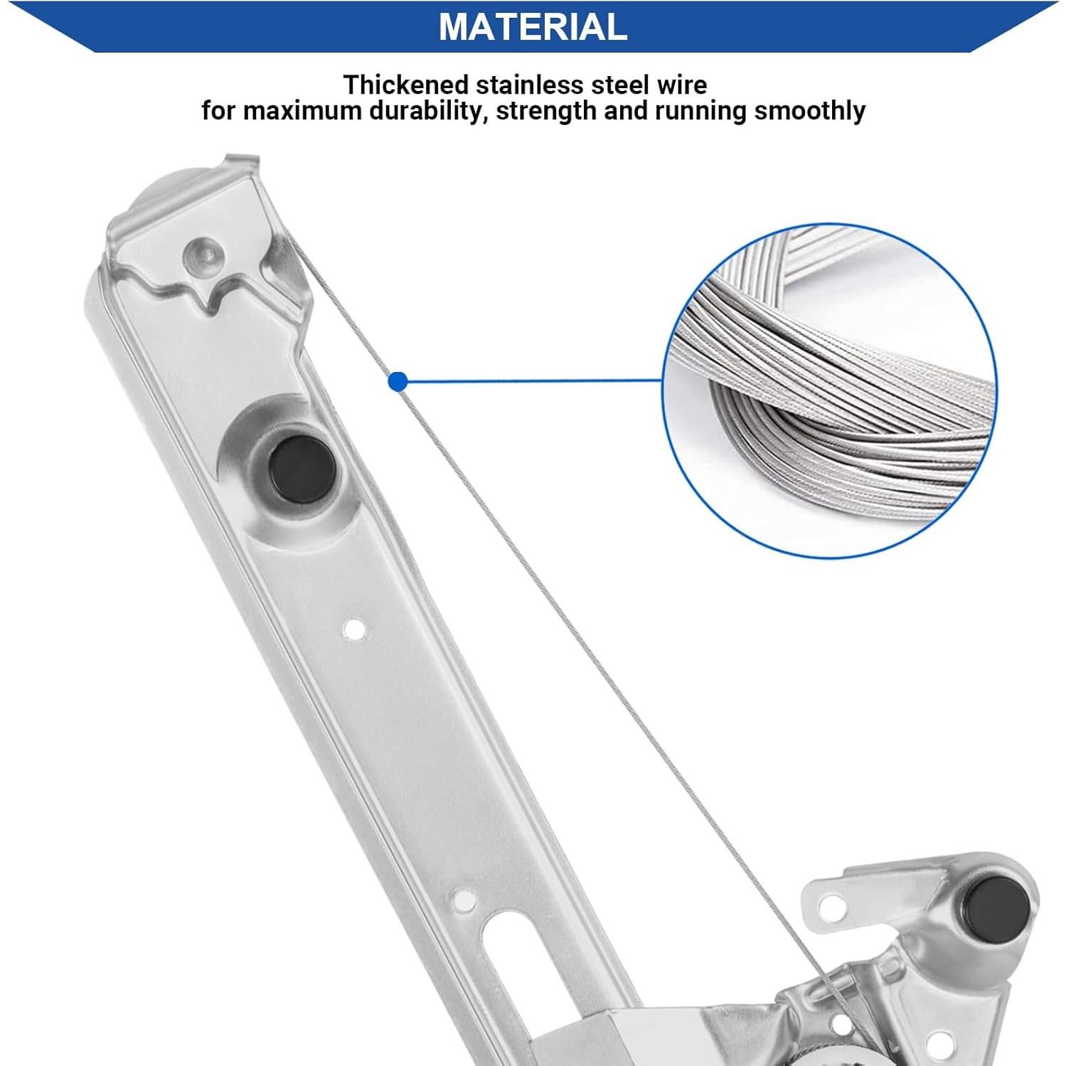Regulador de Ventana Eléctrico Obaee Lado Izquierdo Trasero BMW E46