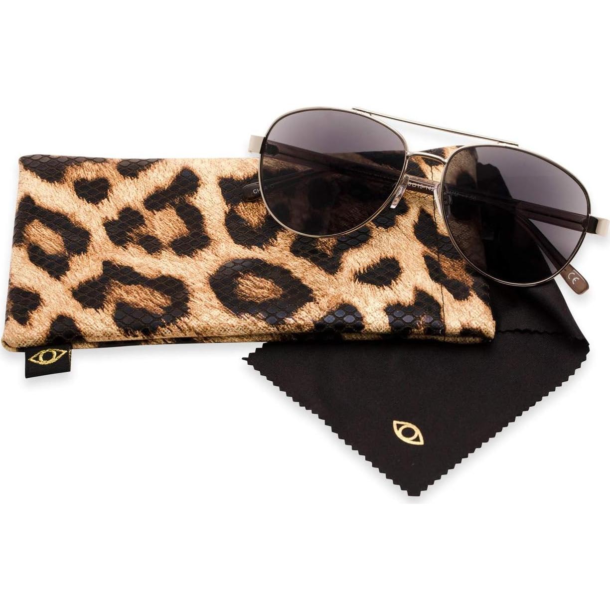 Gafas de Sol de Lectura Aviador Sofia Vergara 1.75x Plata