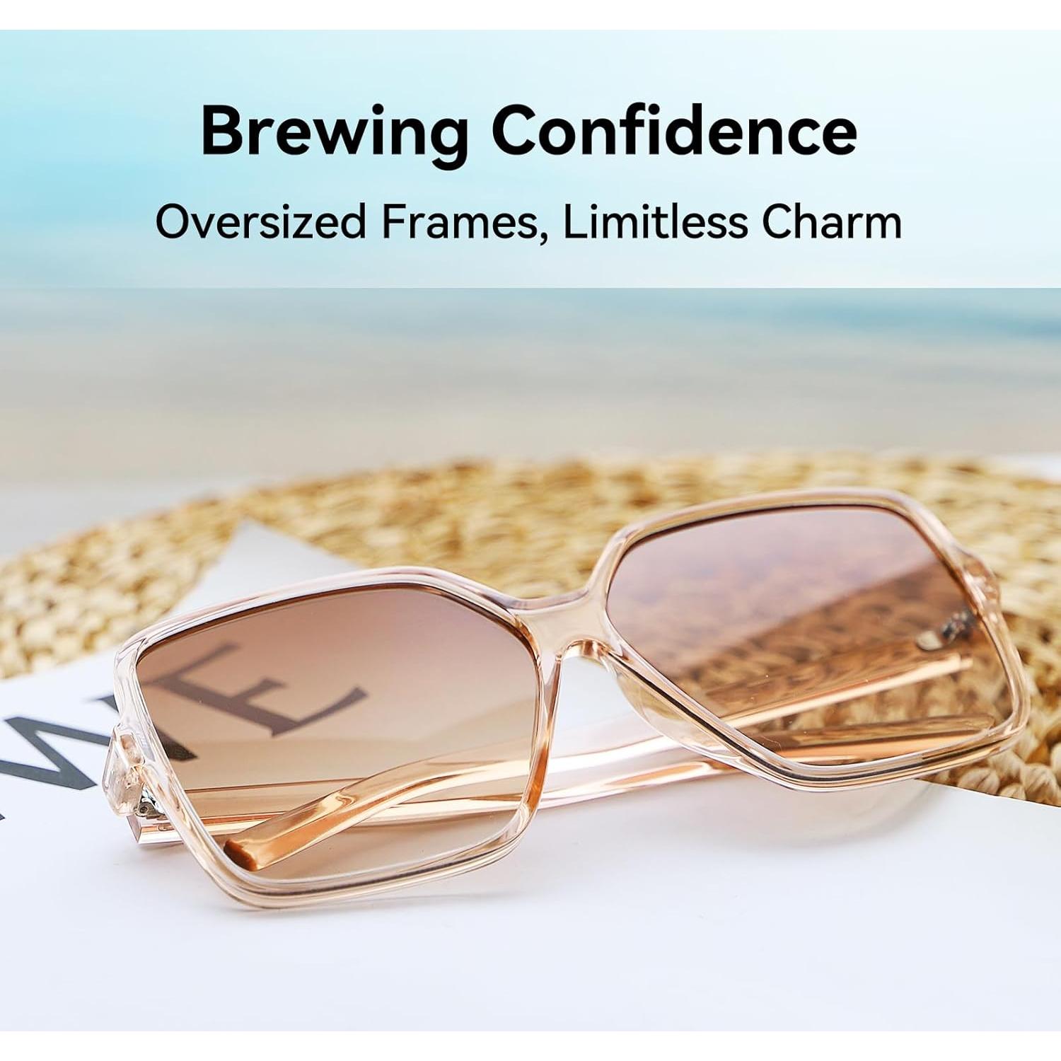 Gafas de sol cuadradas Dollger UV400 para mujeres y hombres