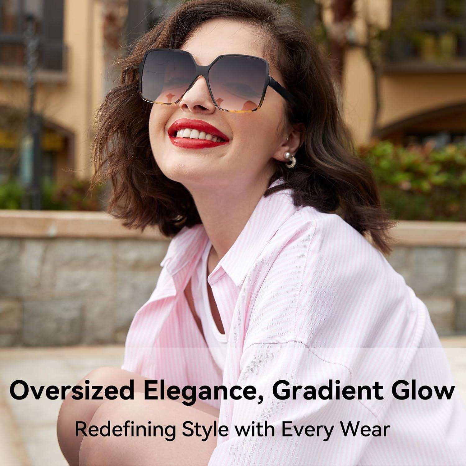 Gafas de sol cuadradas Dollger UV400 para mujeres y hombres