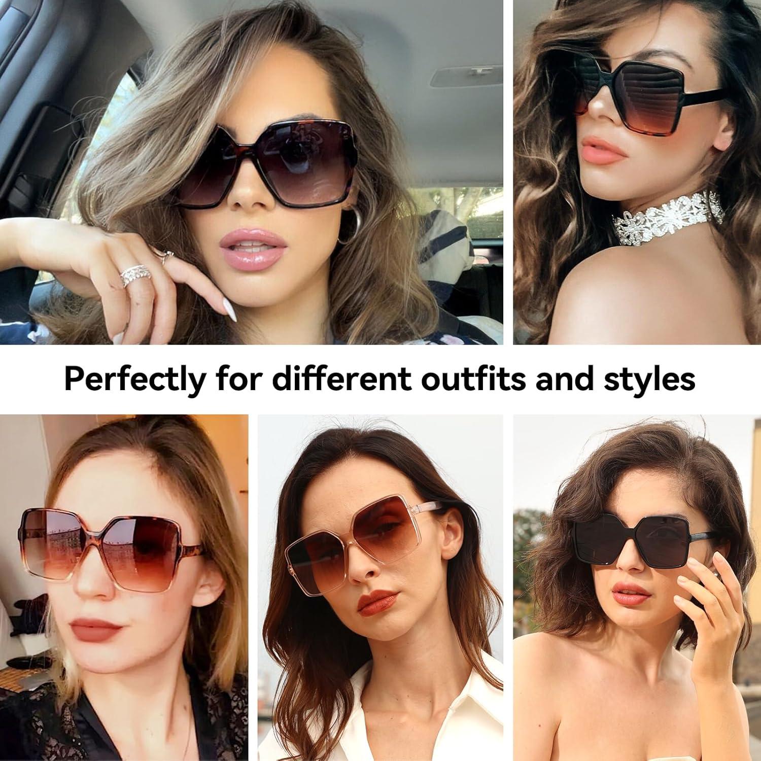 Gafas de sol cuadradas Dollger UV400 para mujeres y hombres