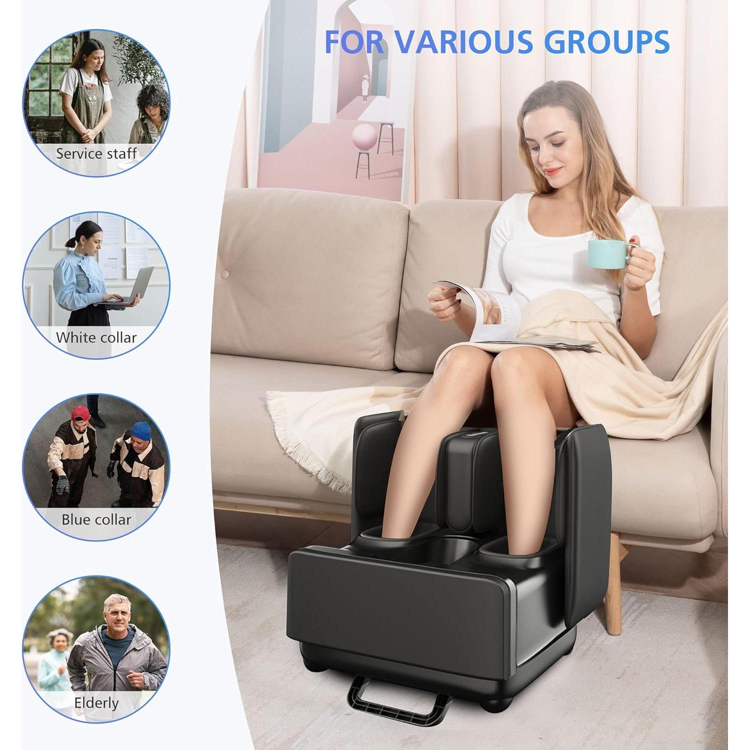 Masajeador de Pies y Pantorrillas Comfier CF-5001 con Calor