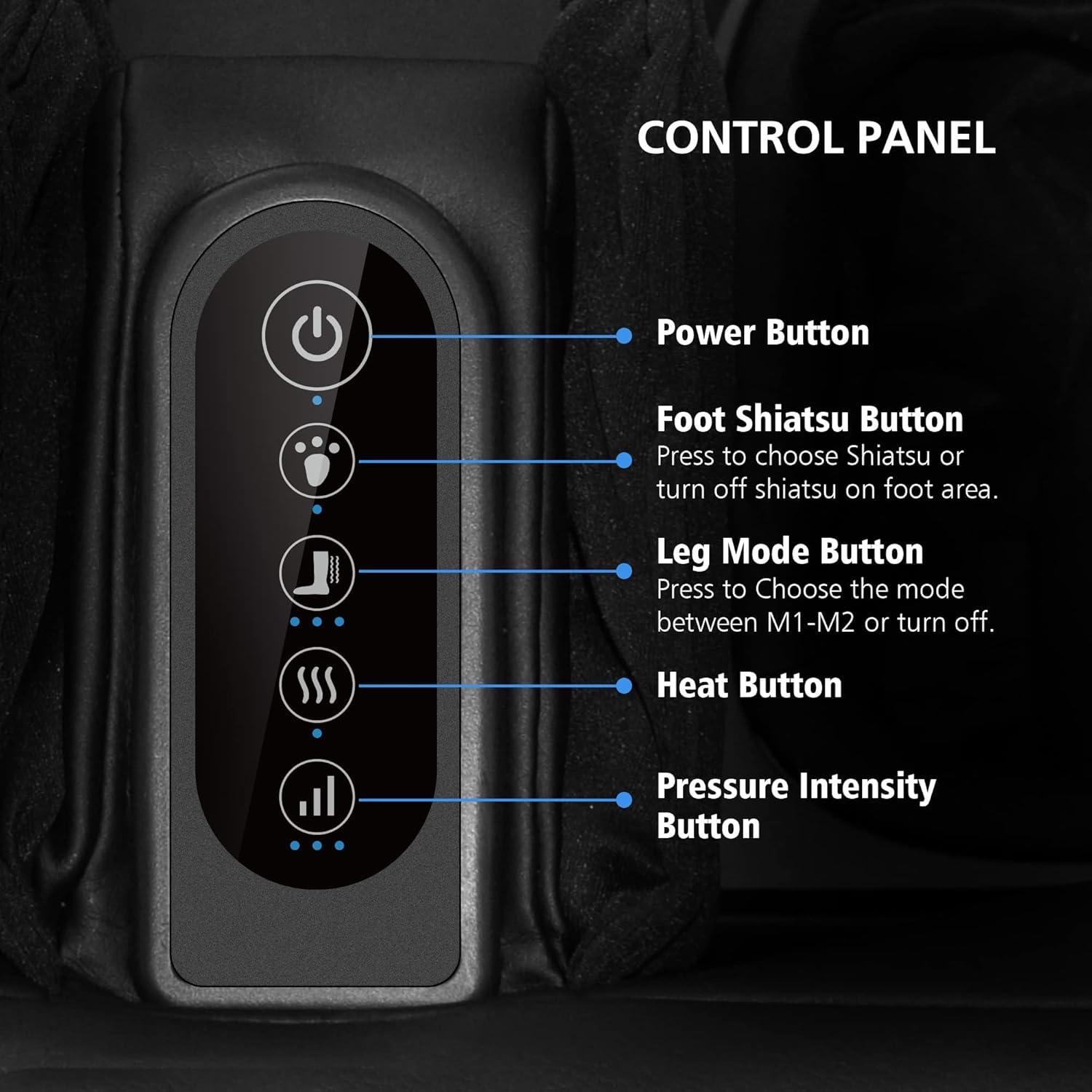 Masajeador de Pies y Pantorrillas Comfier CF-5001 con Calor