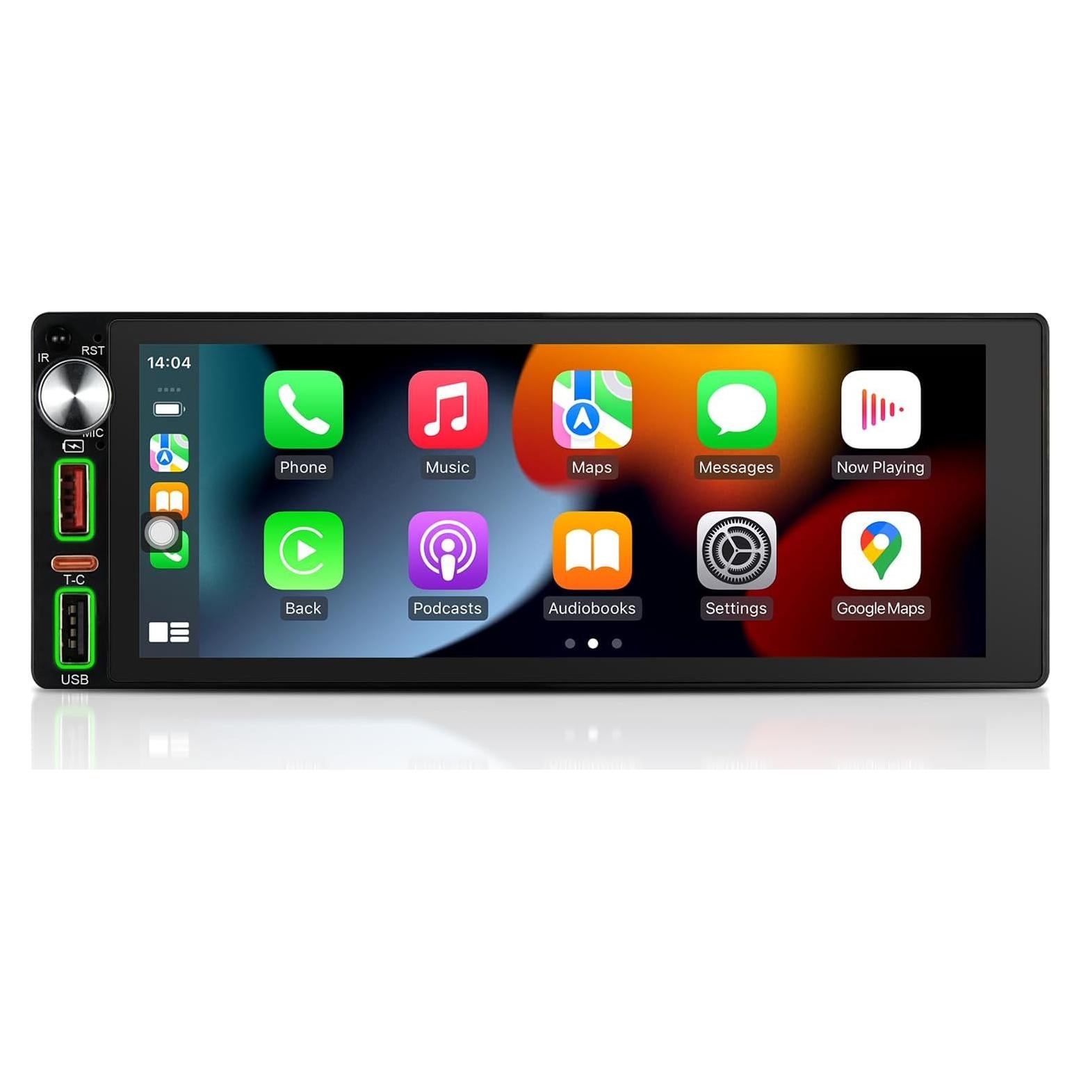 Radio Táctil 6.9" Cogamichi con Apple CarPlay y Android Auto