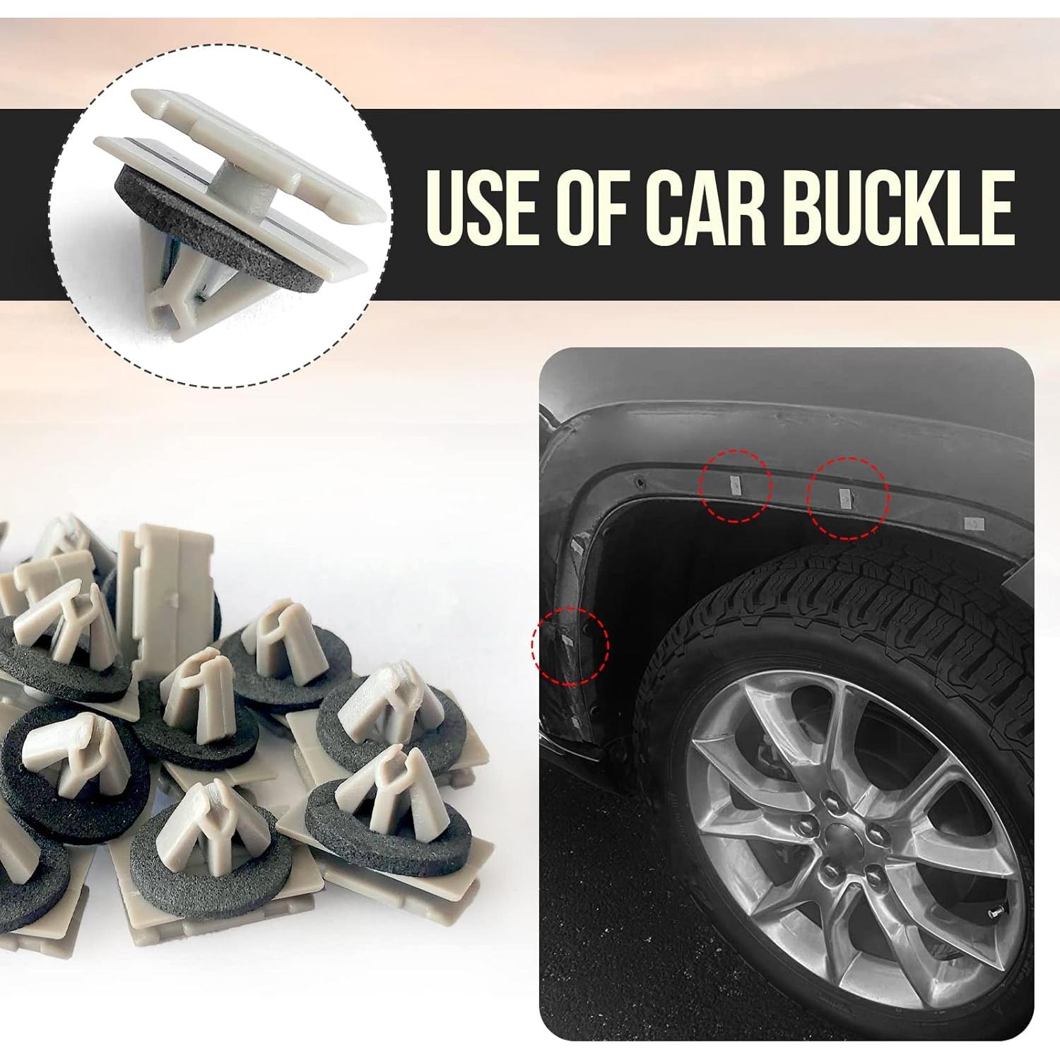 20 Clips de Moldeo de Plástico TOPCNOEM para Jeep y GM