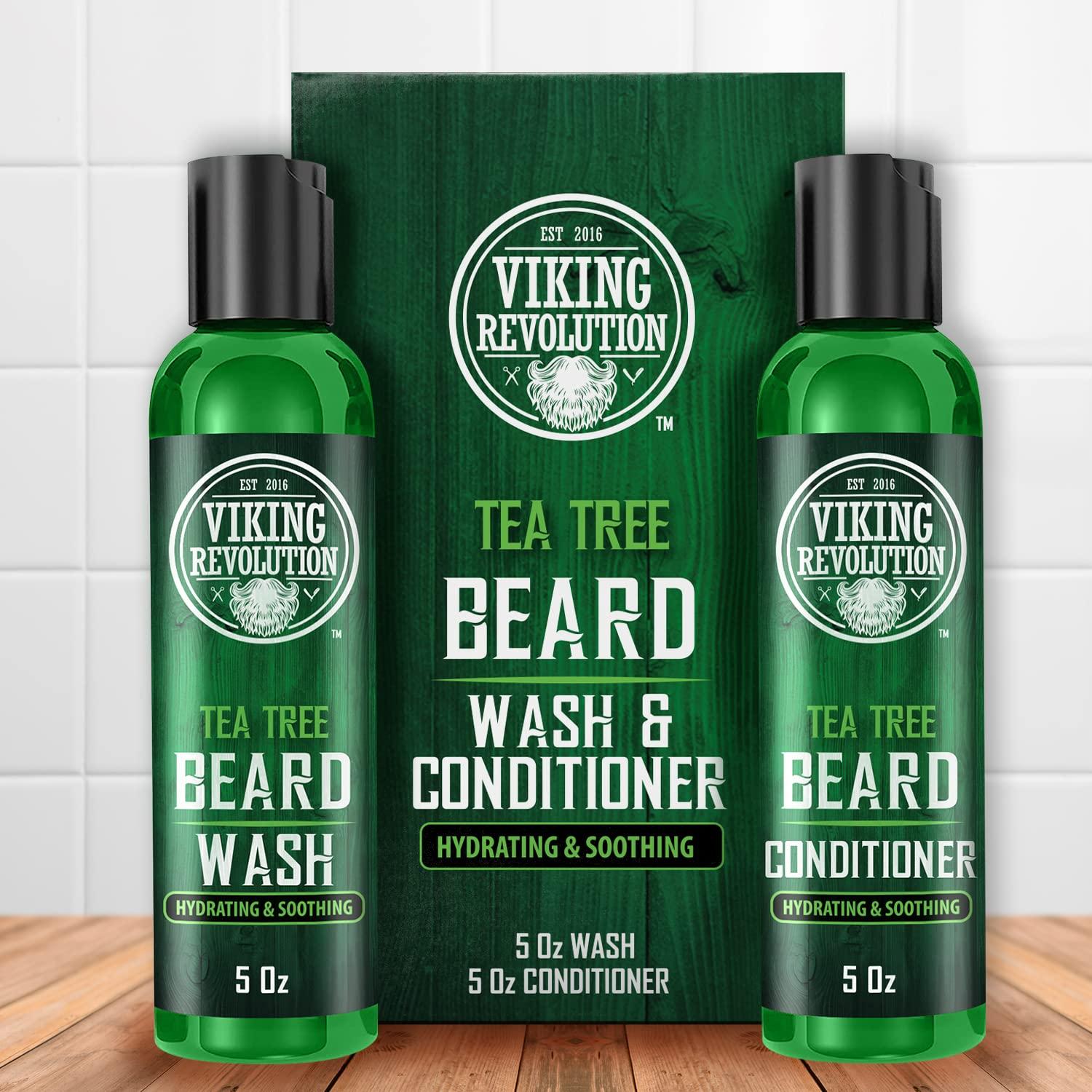 Juego de Lavado y Acondicionador de Barba Viking Revolution 141g