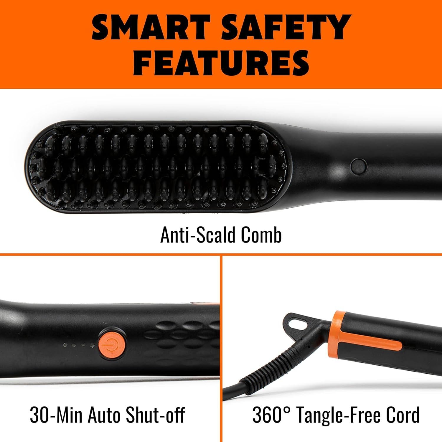 Peine Alisador de Barba TAME The Wild - Calentador Rápido