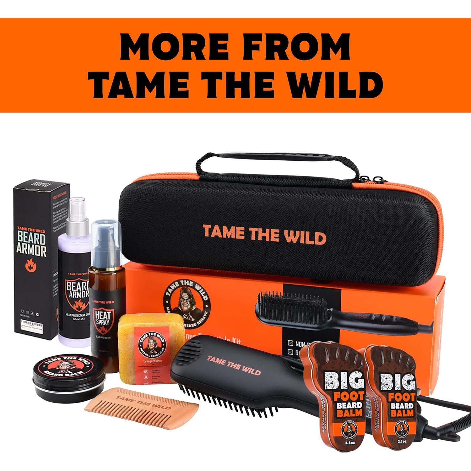 Peine Alisador de Barba TAME The Wild - Calentador Rápido