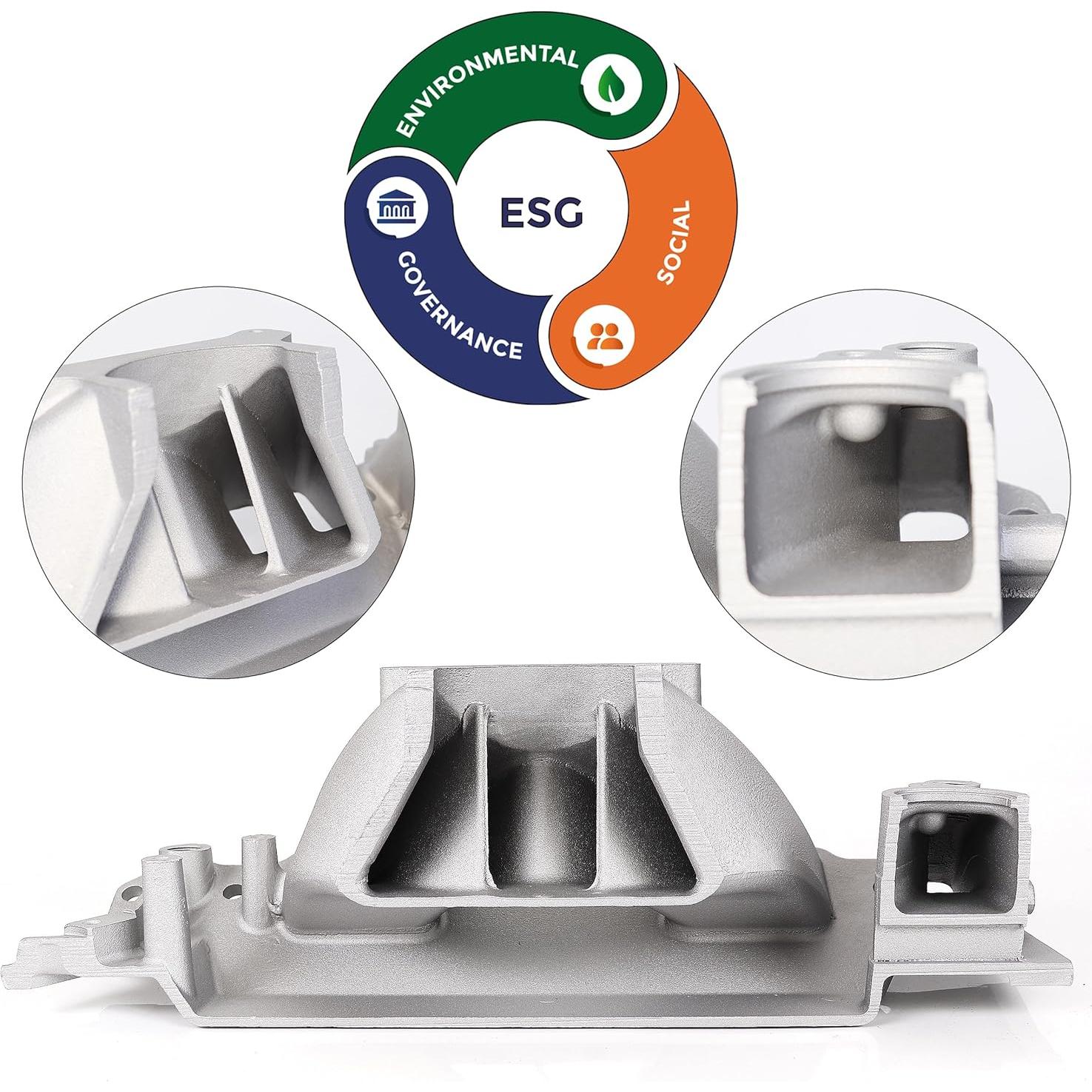 Colector de Admisión Carburado JGhyperX 300-131 para Chevy LS3/L92