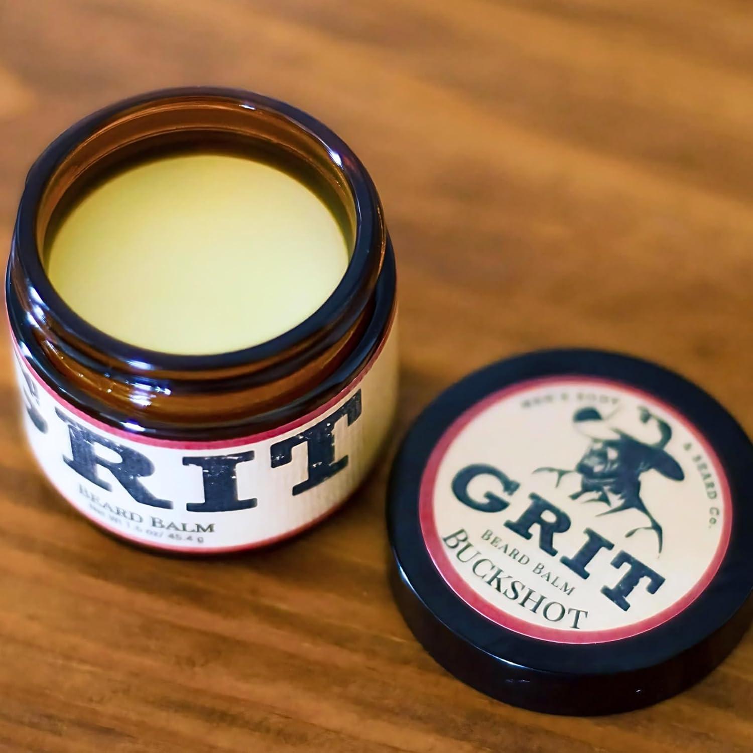 Bálsamo para Barba GRIT Buckshot 45g | Natural | Estiliza y Suaviza