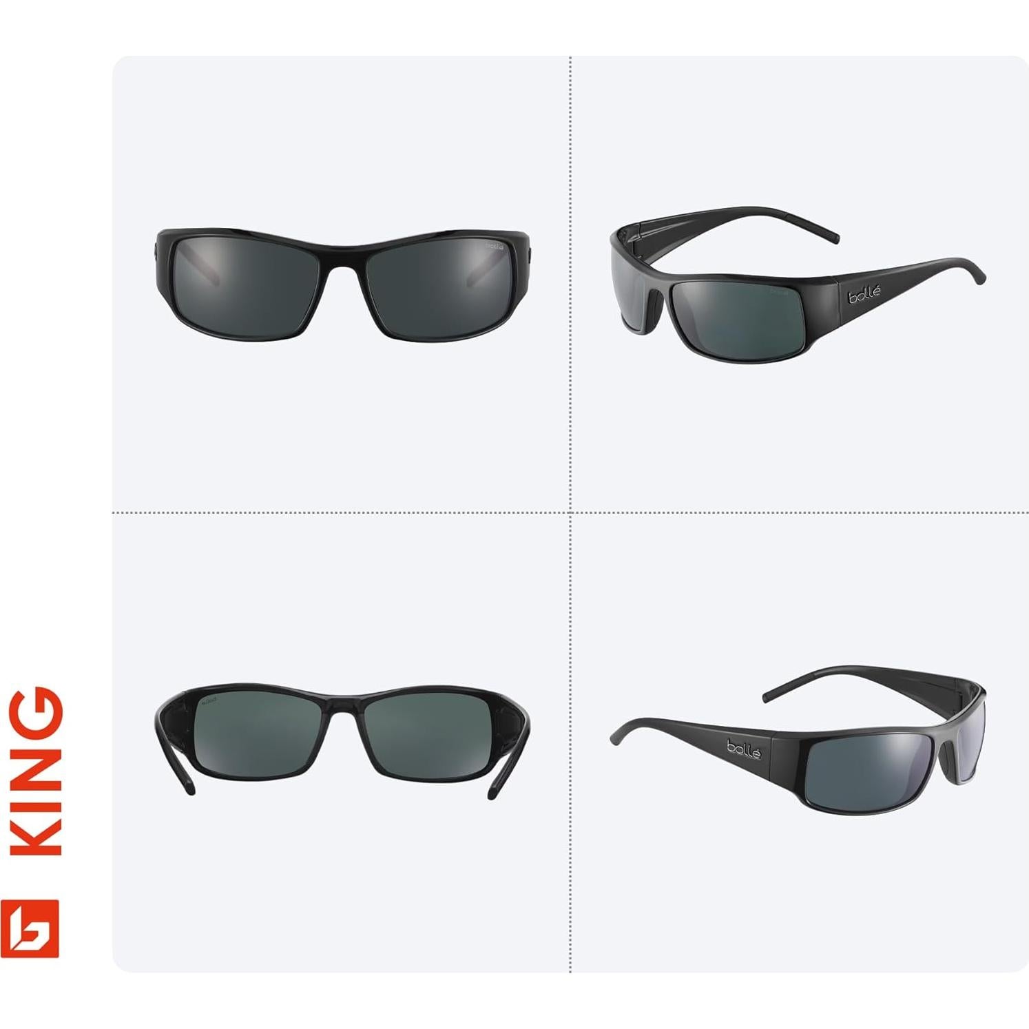 Gafas de Sol Bolle 63mm Envolventes para Hombres y Mujeres