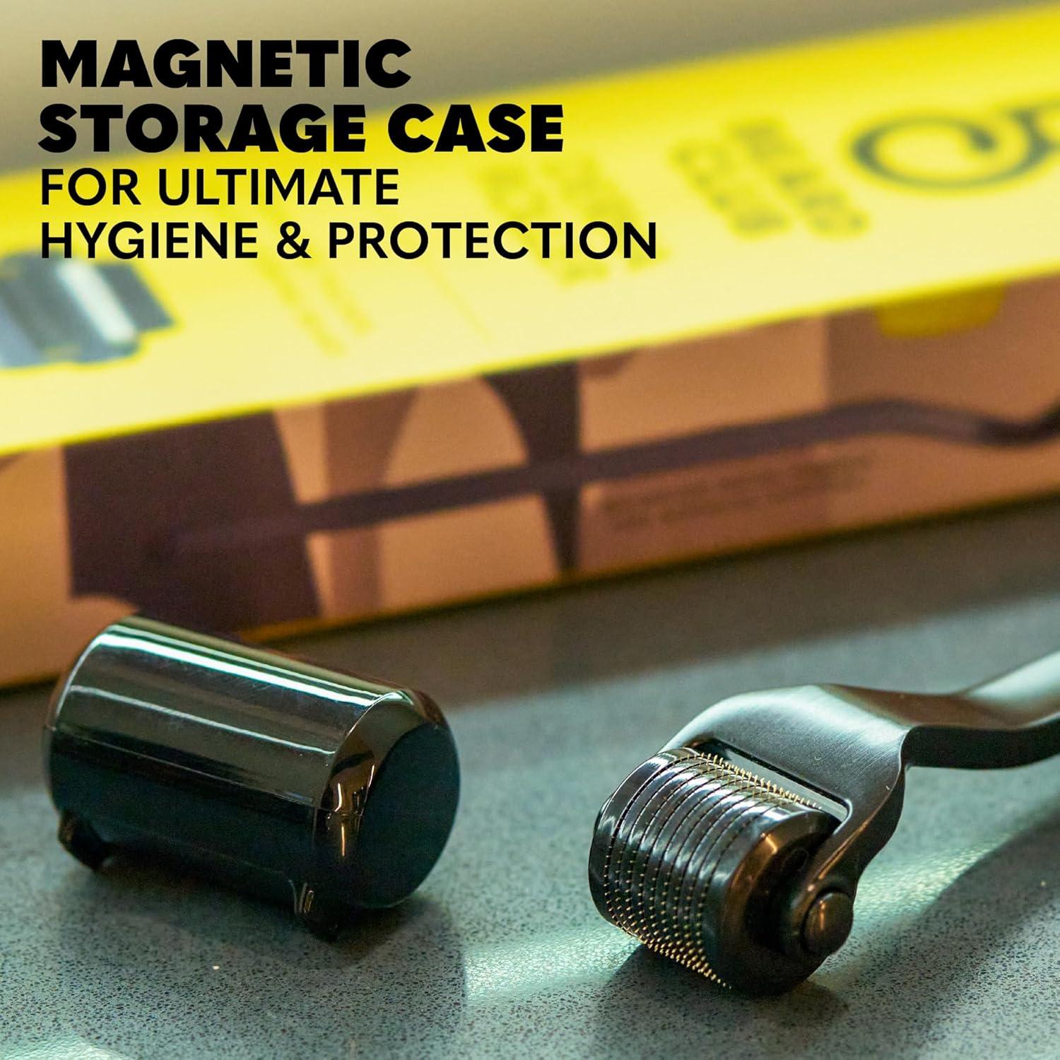 Rodillo Derma The Beard Club + Aceite Crecimiento Barba