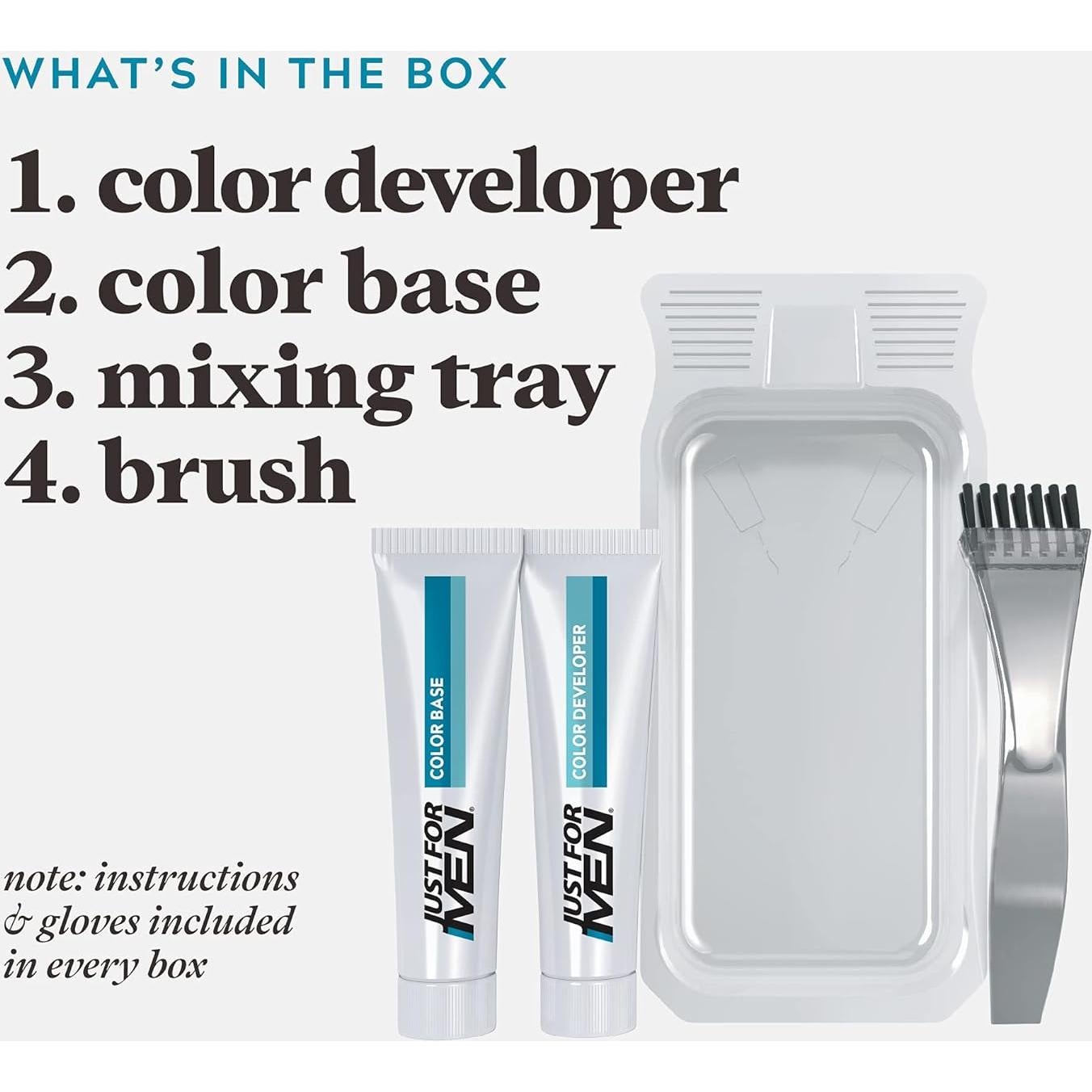 Tinte para Barba Just For Men M-30 Marrón Claro-Medio