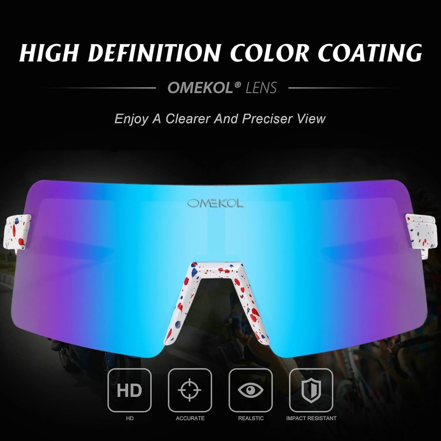 Gafas de Sol Polarizadas OMEKOL UV400 Adultos y Jóvenes