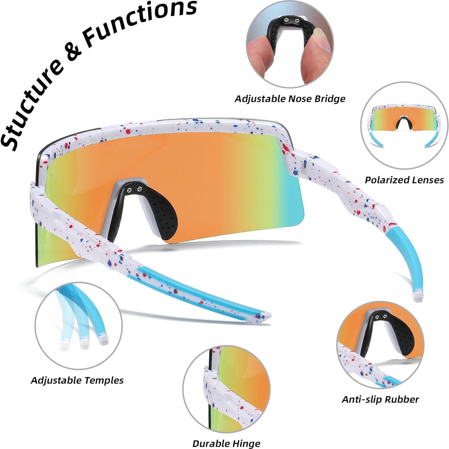 Gafas de Sol Polarizadas OMEKOL UV400 Adultos y Jóvenes