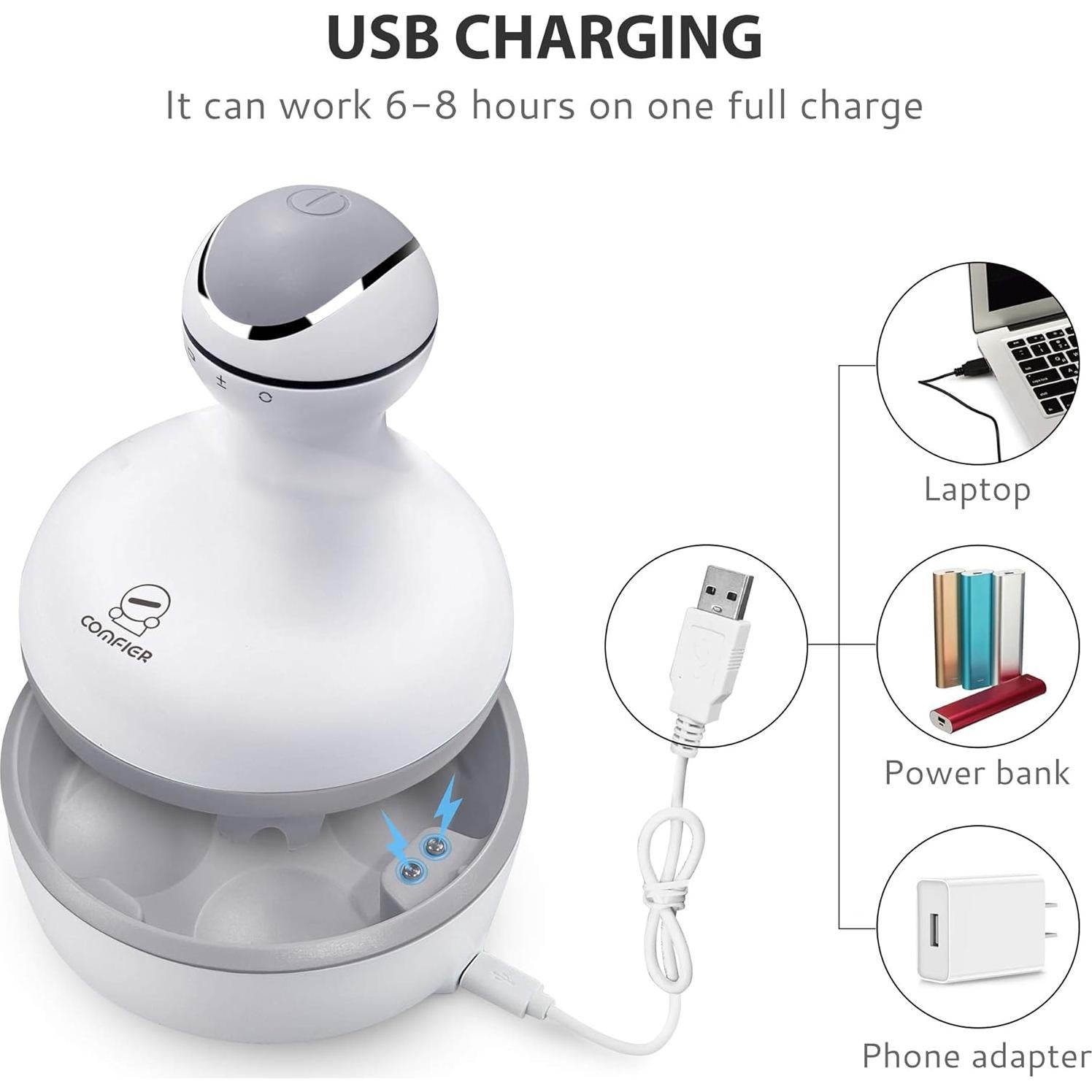 Masajeador Eléctrico COMFIER CF-4902-DE Inalámbrico 84 Nodos