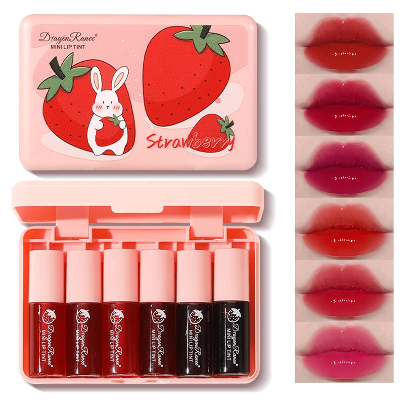 Tinte de Labios Eakroo 6 Colores Multiusos Hidratante