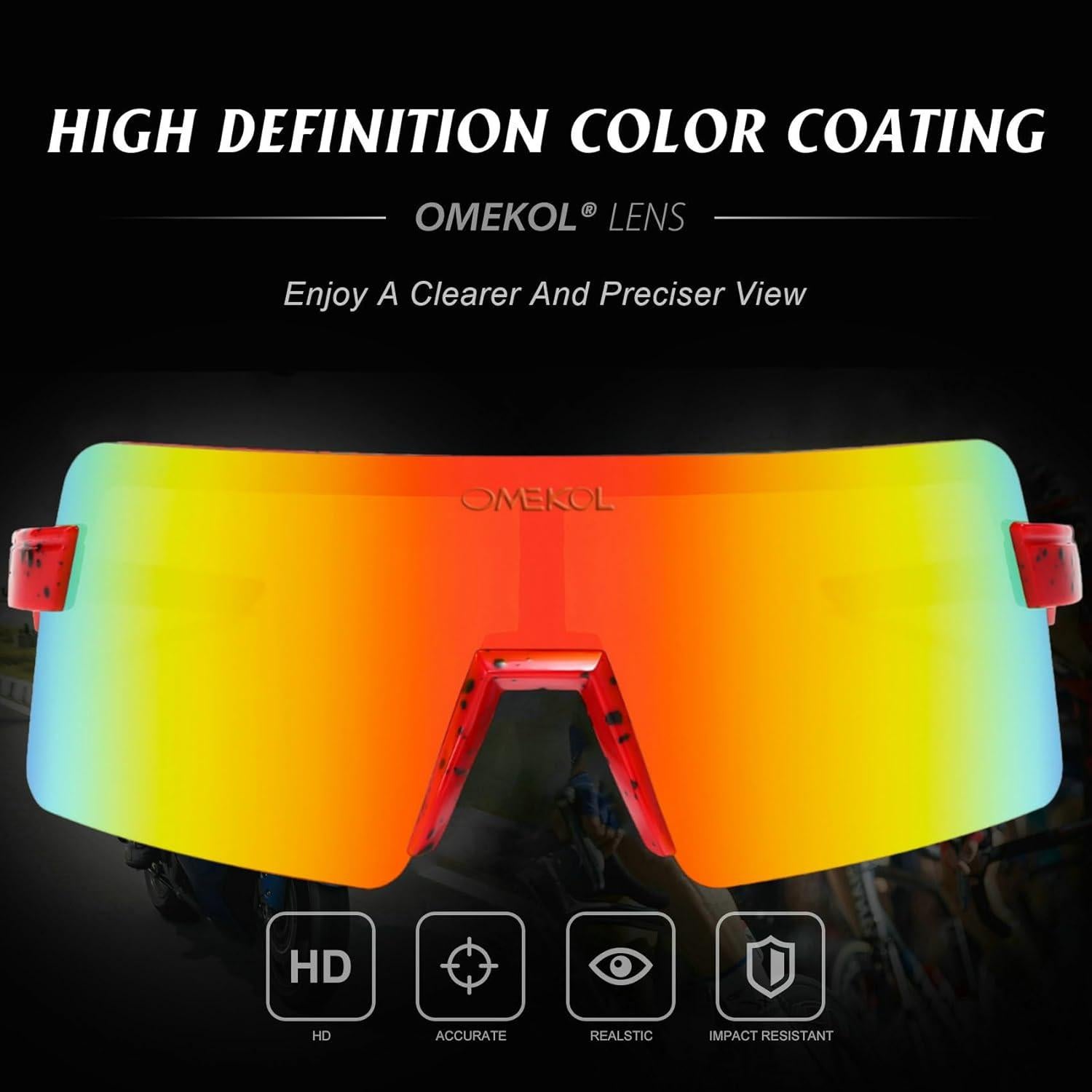 Gafas de Sol Polarizadas OMEKOL para Adultos y Jóvenes UV400