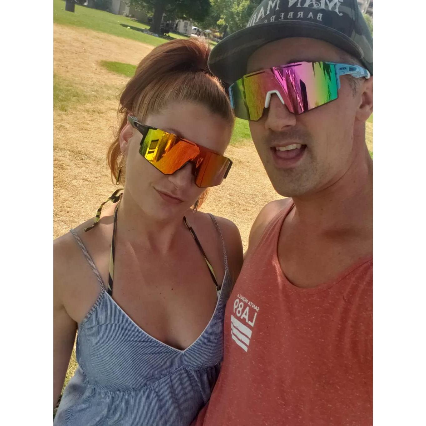 Gafas de sol deportivas RINKUOLYO UV400 para ciclismo