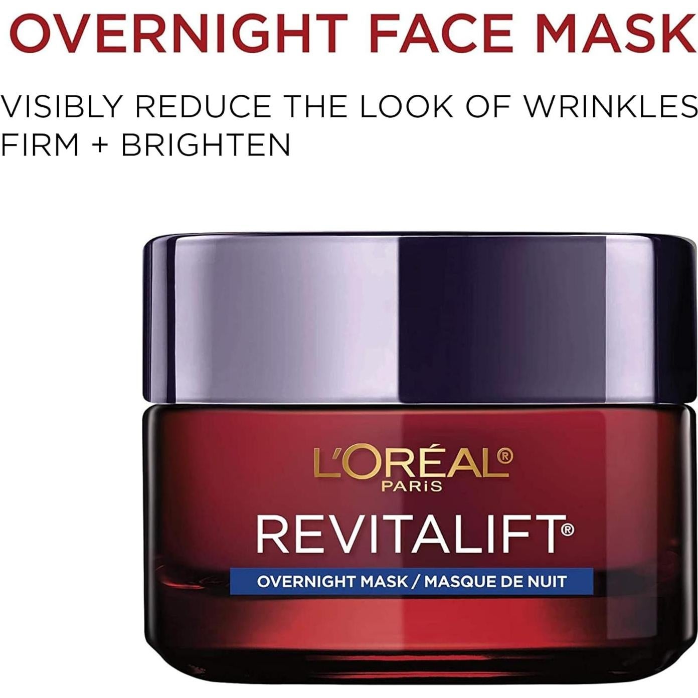 Máscara Nocturna Revitalift L'Oreal 48g Anti-Envejecimiento
