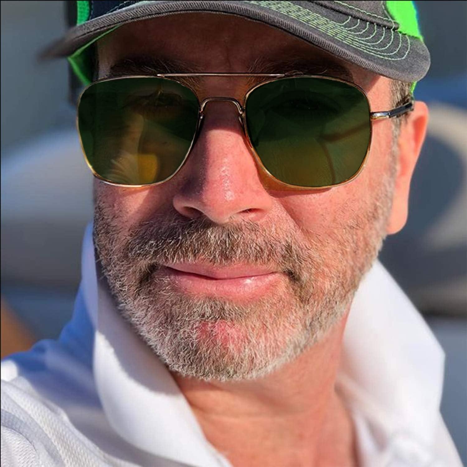 Gafas de sol aviador ACBLUCE 53mm polarizadas doradas