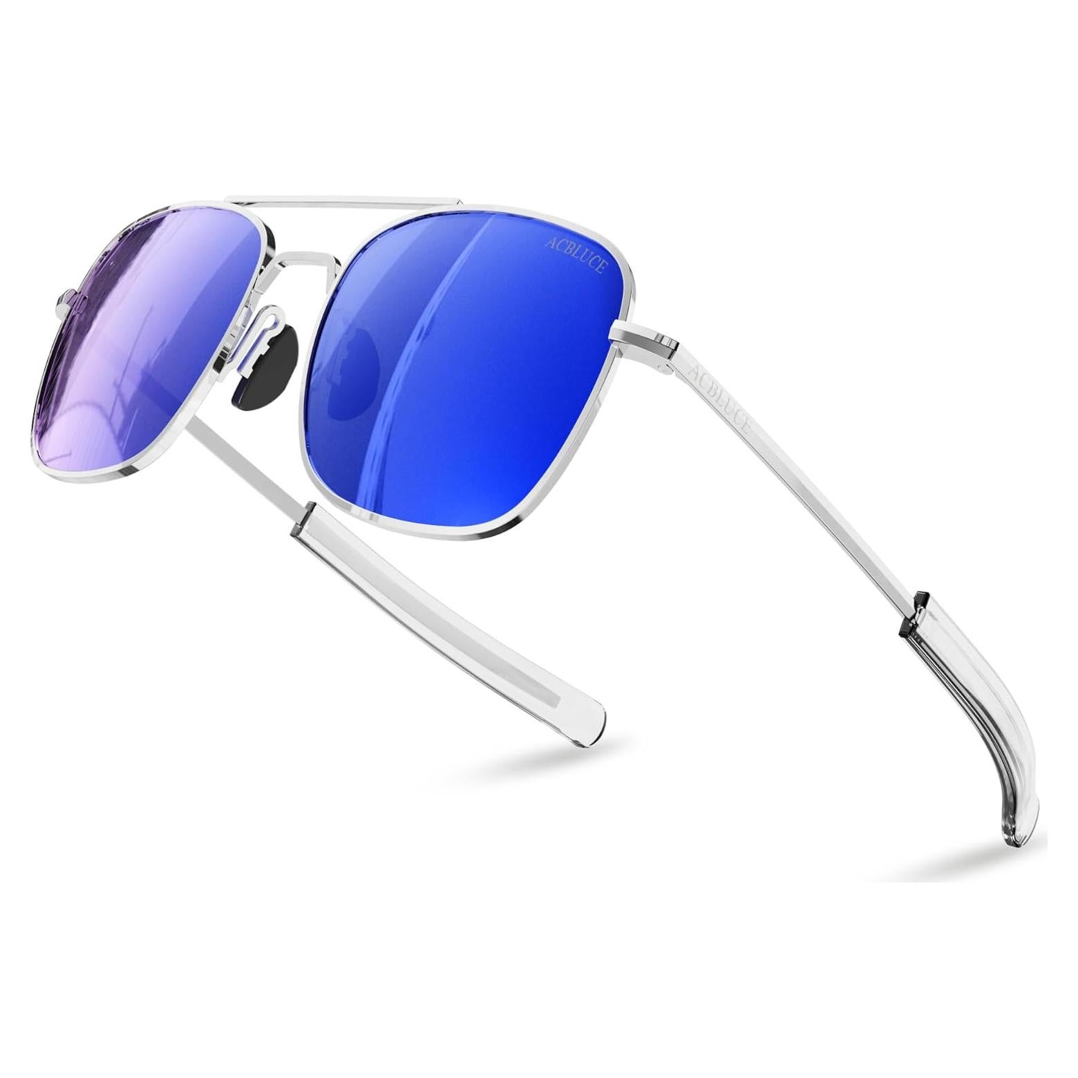 Gafas de sol aviador ACBLUCE 53mm polarizadas marco metal
