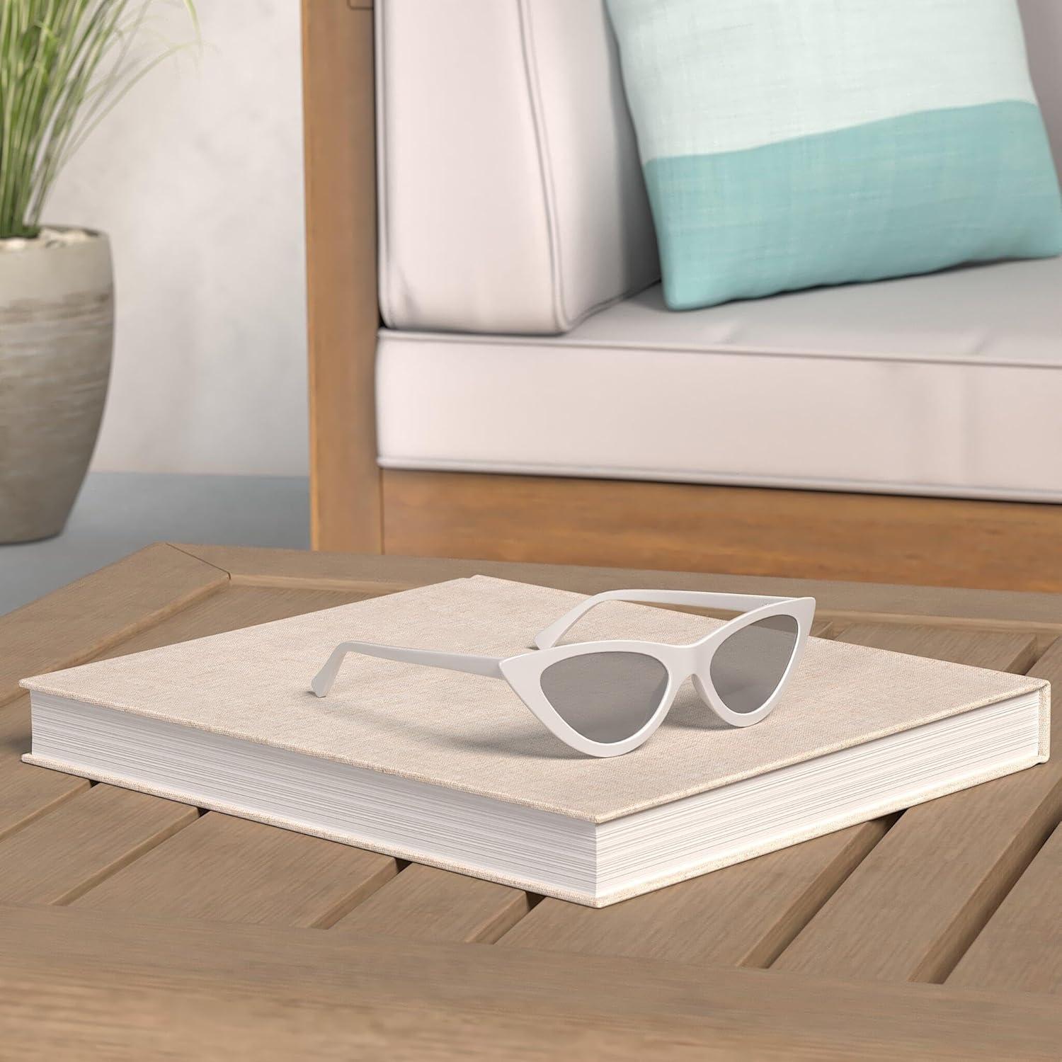 Gafas de sol OZPYKAE ojo de gato para mujeres blancas