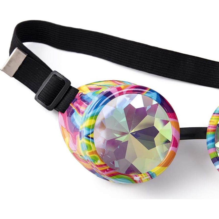 Gafas Steampunk Lelinta Kaleidoscopio Ajustables Multicolor