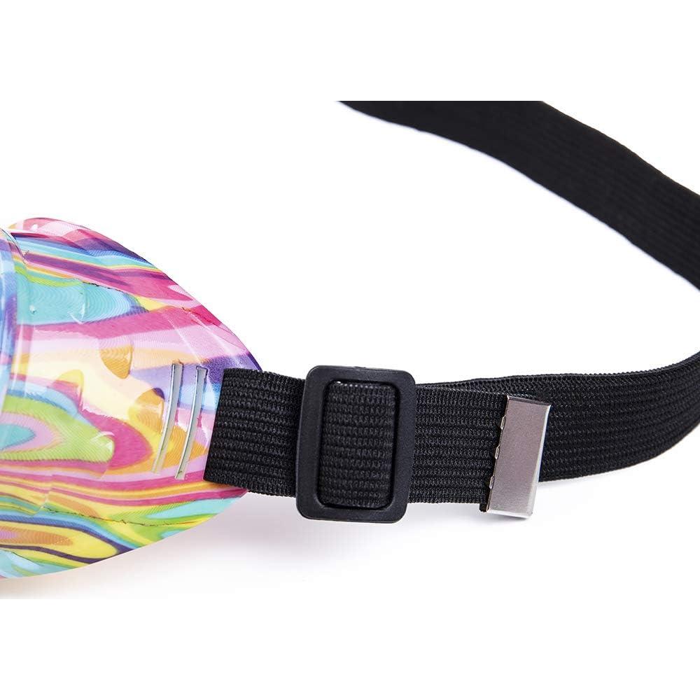 Gafas Steampunk Lelinta Kaleidoscopio Ajustables Multicolor