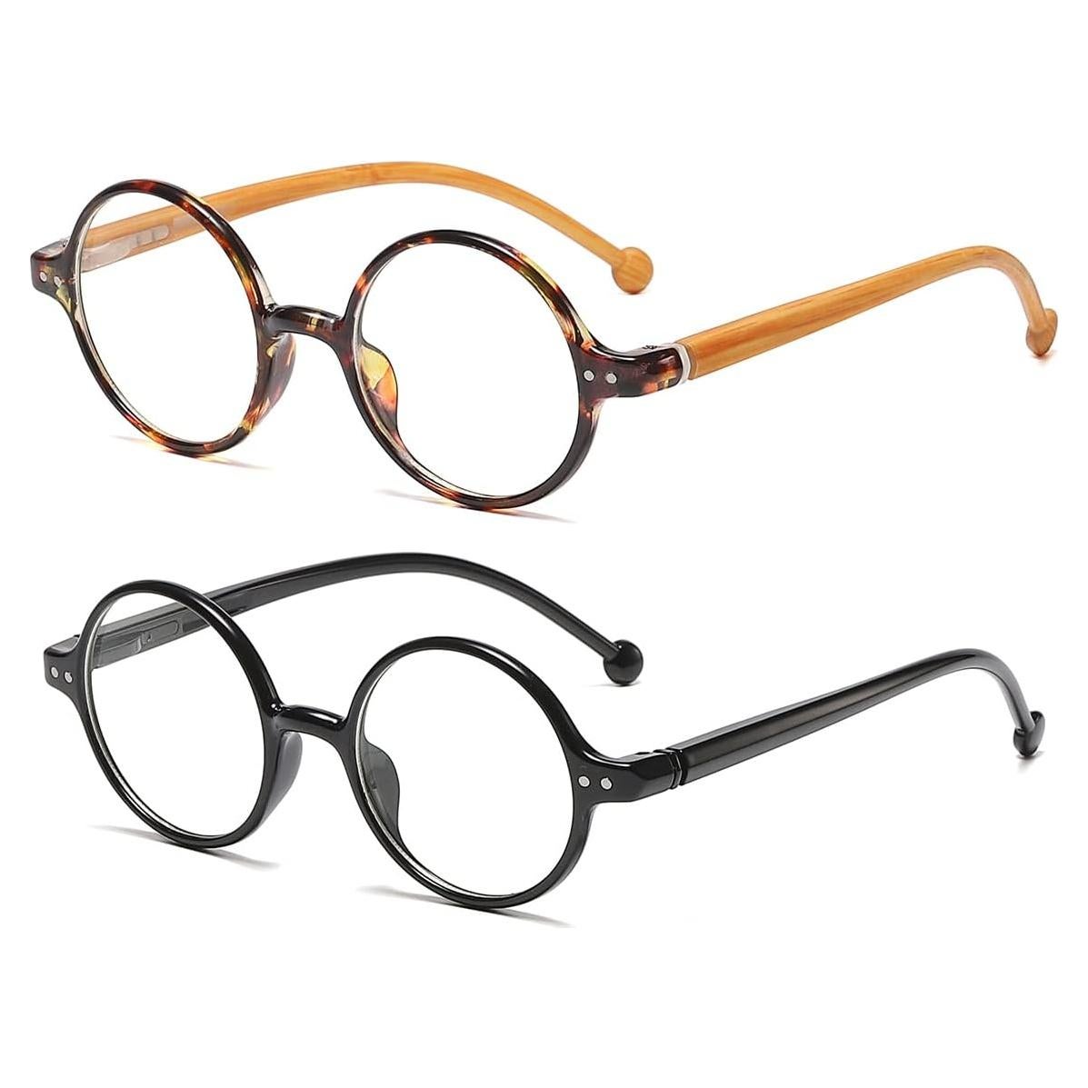 Gafas Retro Redondas JOVAKIT con Bloqueo Luz Azul Unisex