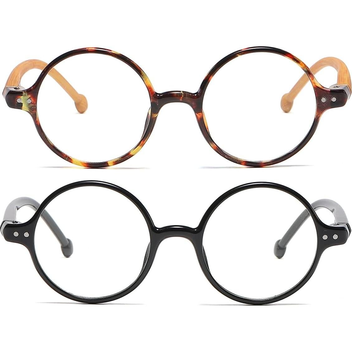 Gafas Retro Redondas JOVAKIT con Bloqueo Luz Azul Unisex