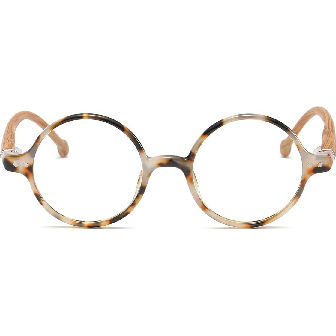 Gafas Retro Redondas JOVAKIT con Bloqueo Luz Azul 43mm