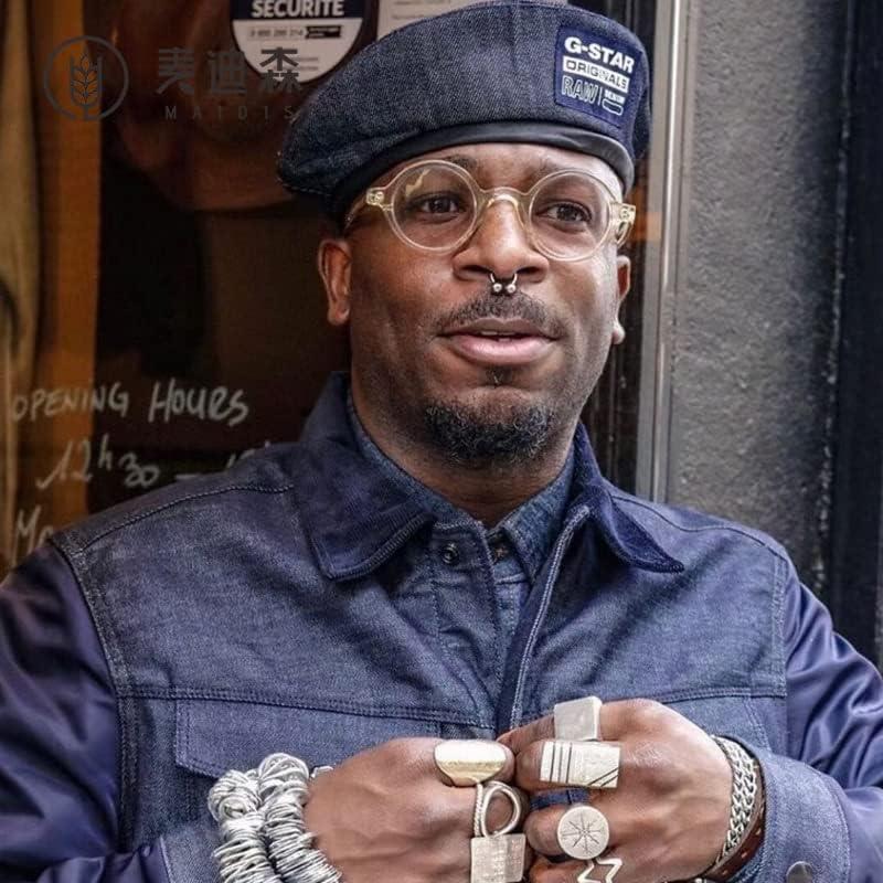 Gafas Retro Redondas JOVAKIT con Bloqueo Luz Azul 43mm