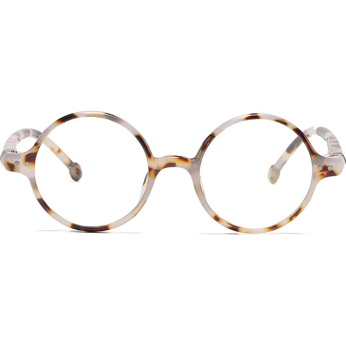 Gafas Retro Redondas JOVAKIT Bloqueo Luz Azul Unisex