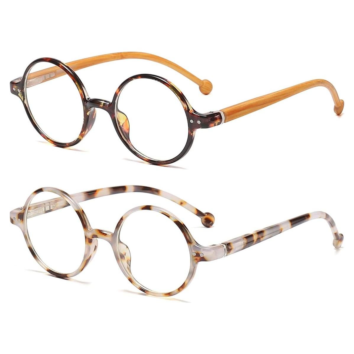 Gafas Retro Redondas JOVAKIT Bloqueo Luz Azul Unisex