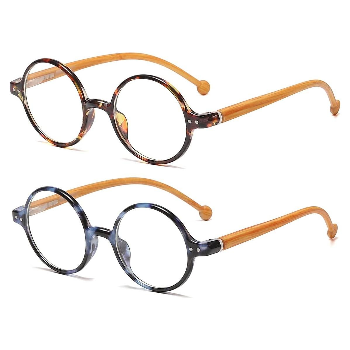 Gafas Retro Redondas JOVAKIT Bloqueo Luz Azul Unisex