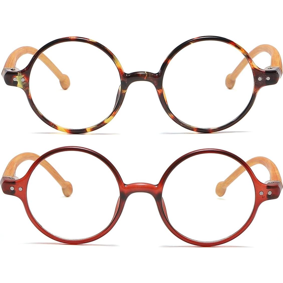 Gafas Retro Redondas JOVAKIT con Bloqueo Luz Azul Unisex