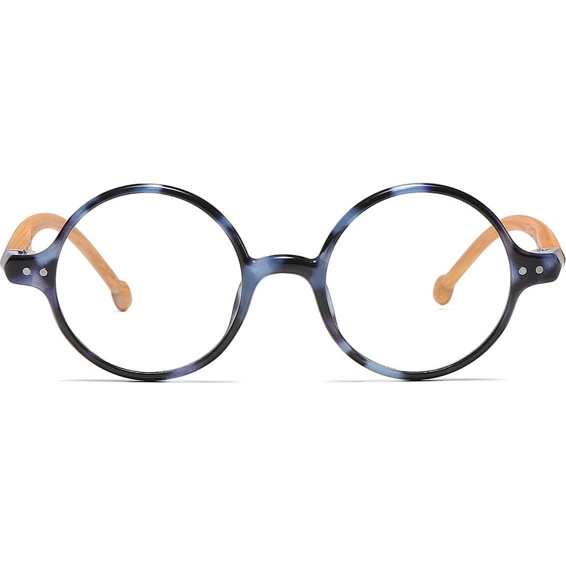 Gafas Retro Redondas JOVAKIT con Bloqueo Luz Azul Unisex