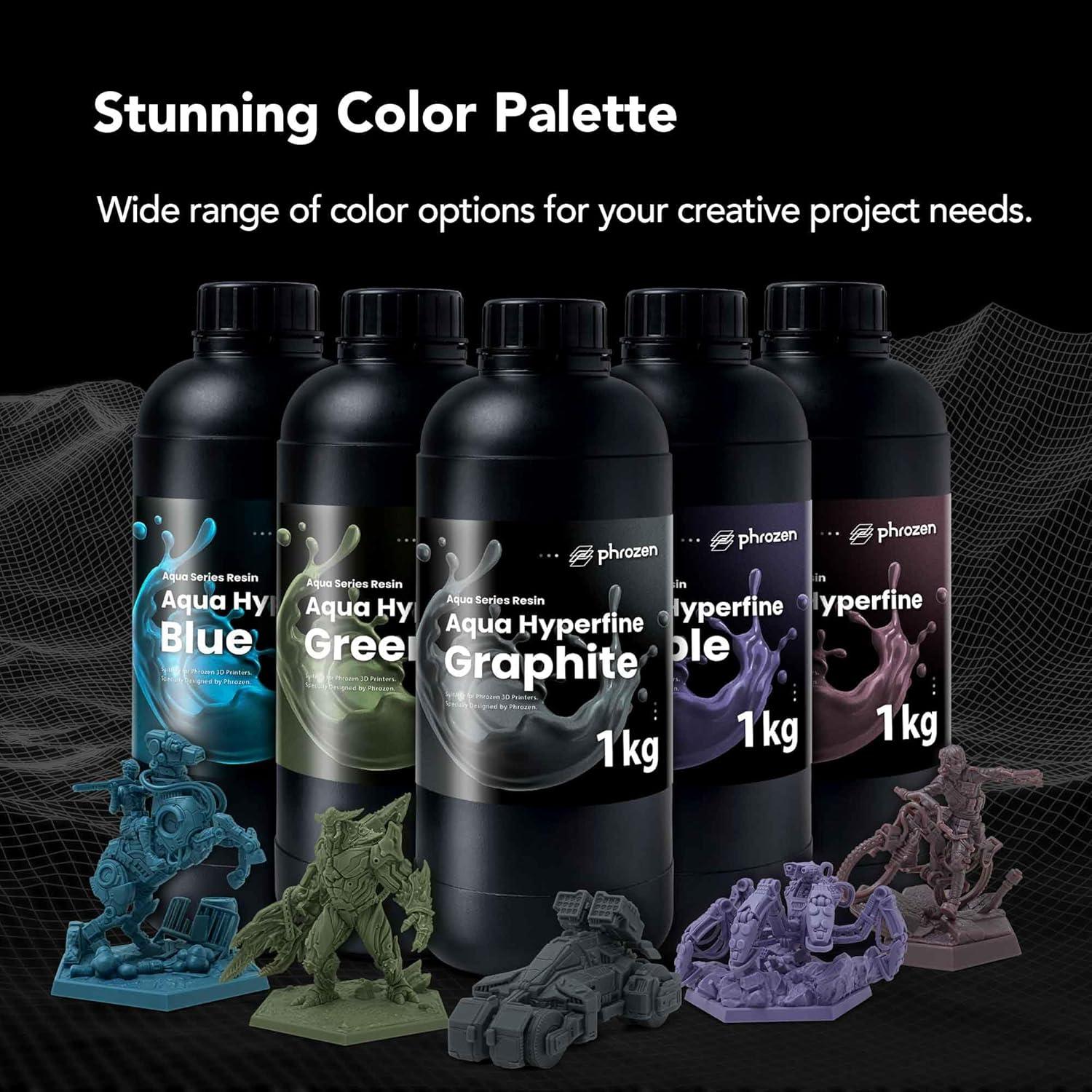 Resina fotopolimérica Phrozen Aqua Hyperfine 1KG Púrpura