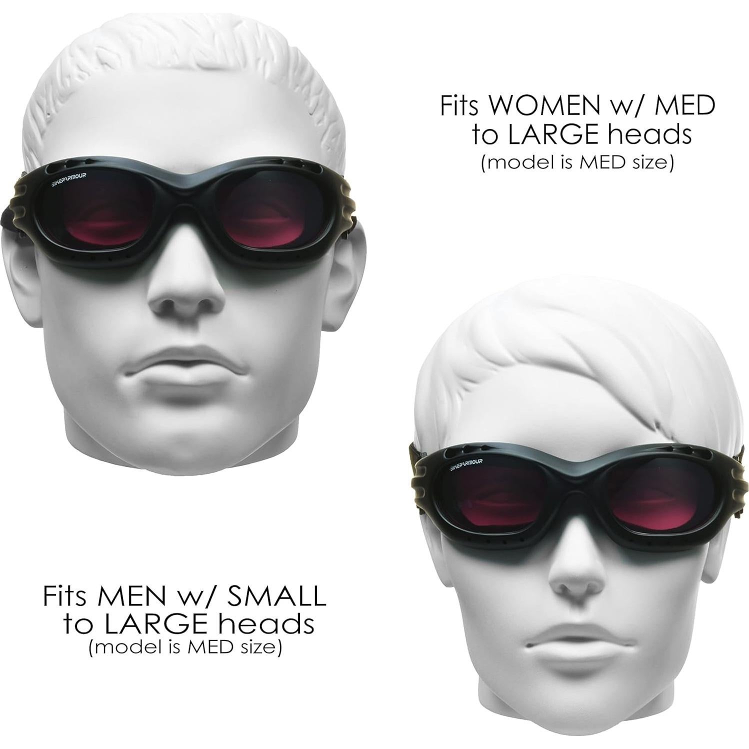 Gafas de seguridad Bikershades para motociclistas - Lentes polarizados