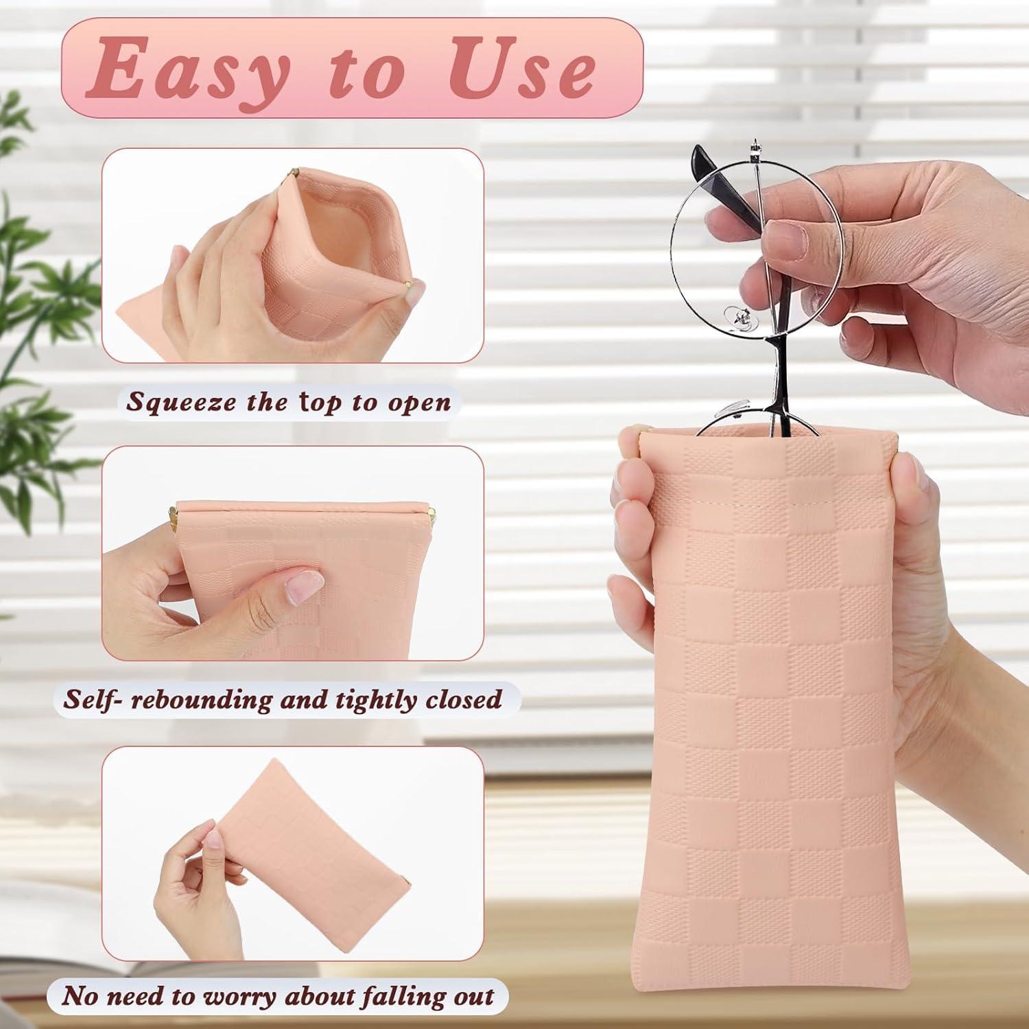 Estuche para Gafas Suave Negro - Bolsa de Viaje Universal