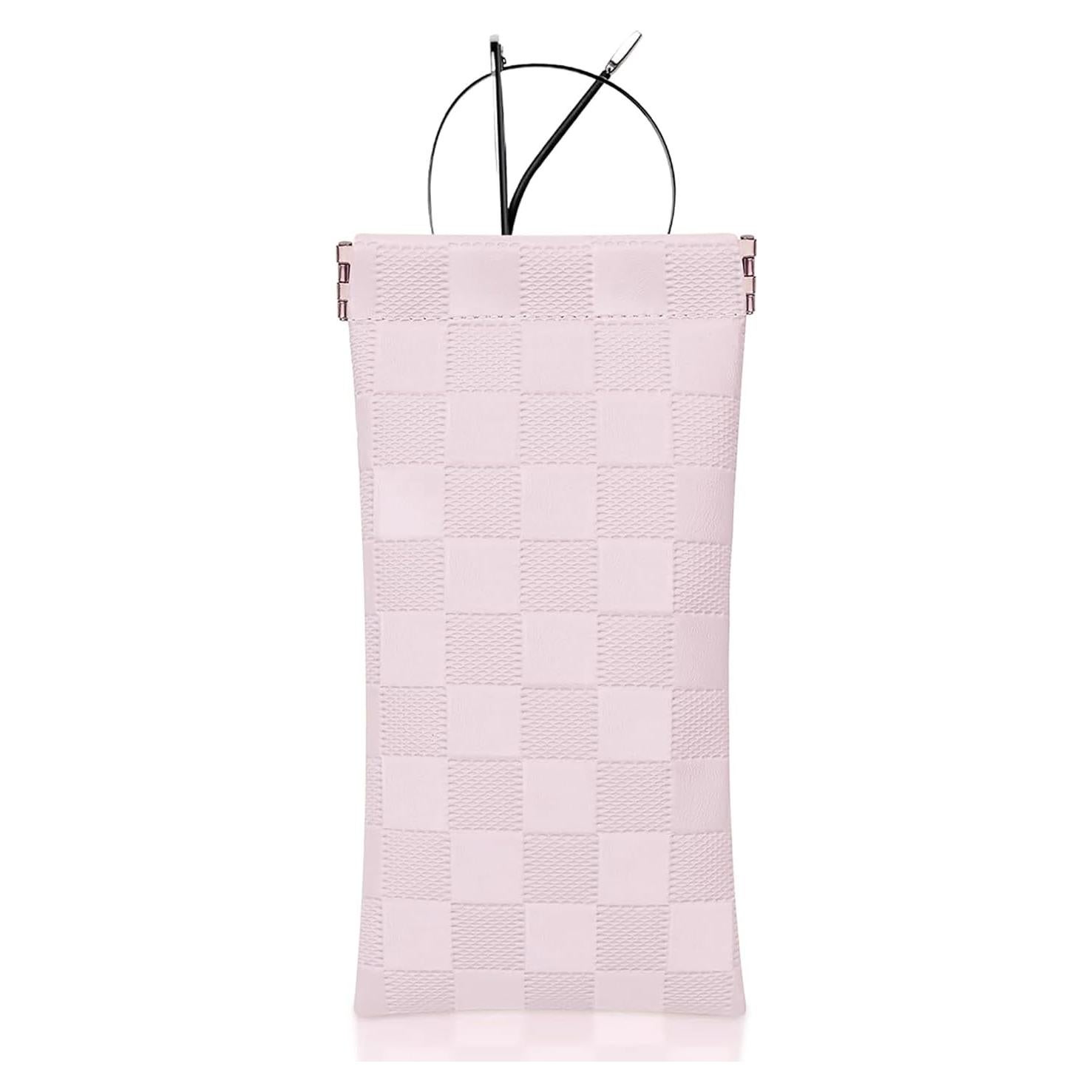 Estuche para Gafas Suave Rosa - Bolsa de Viaje Universal