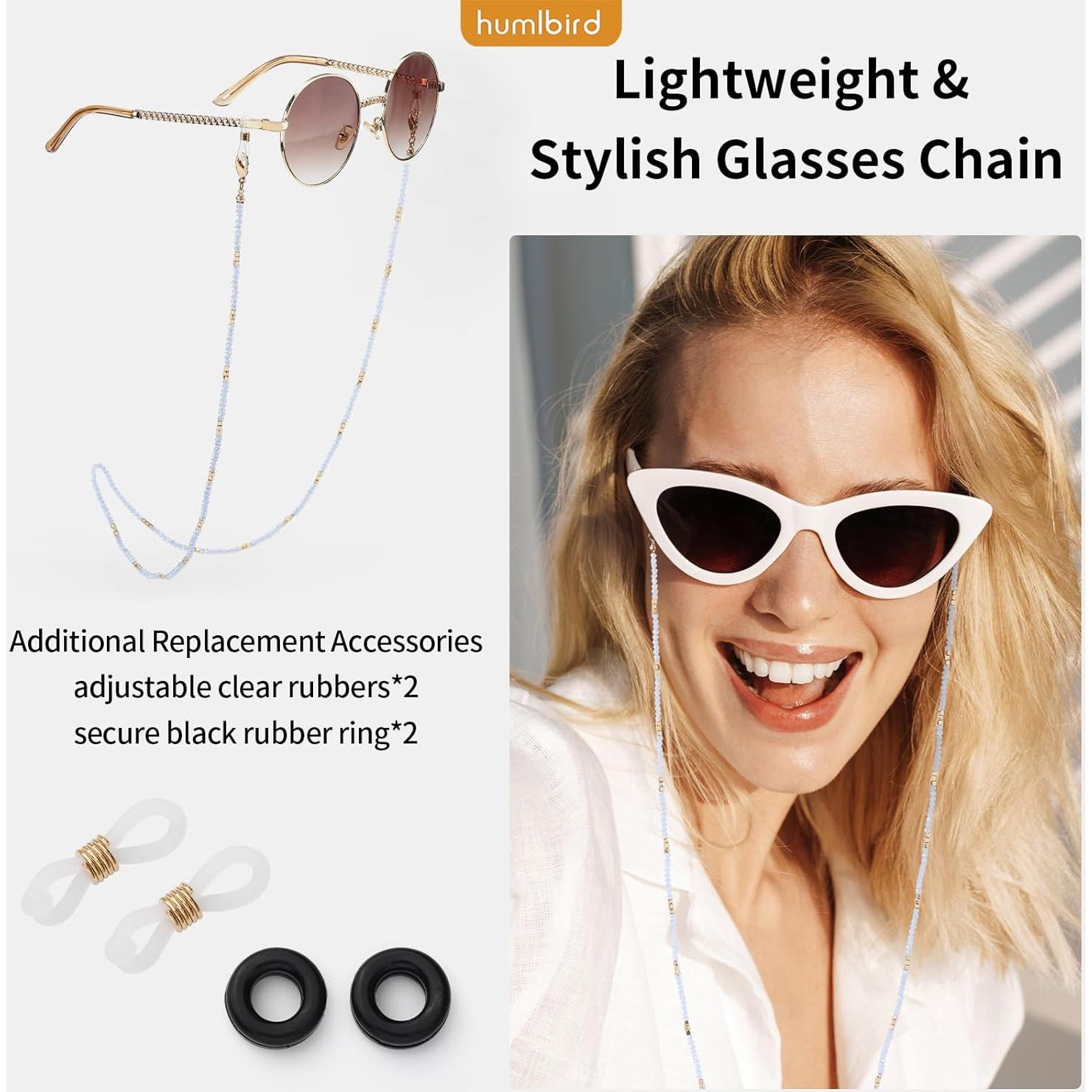 Cadena de Gafas Humlbird para Mujeres - Collar Elegante 77 cm